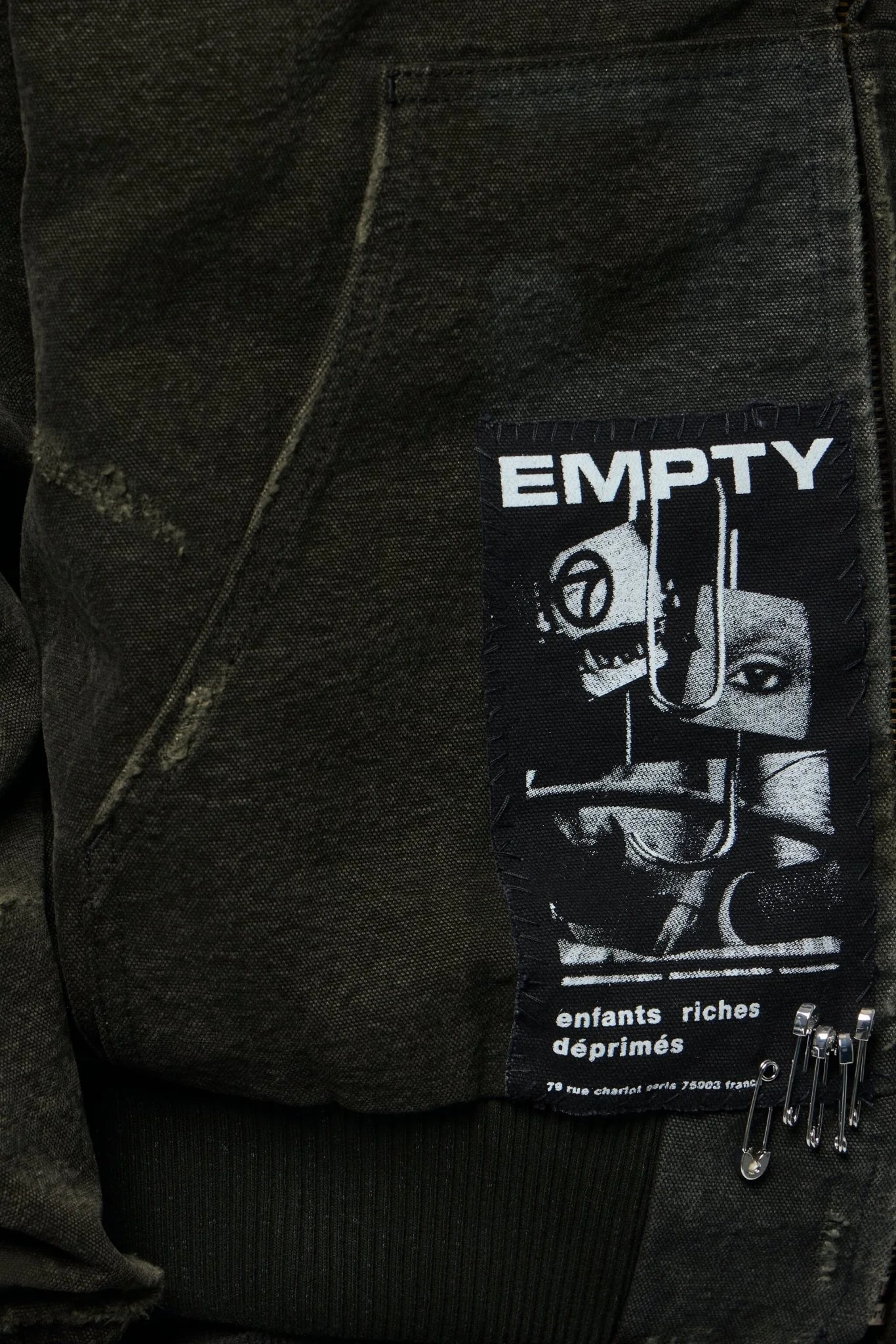 War Started Hooded Work Jacket - Image 4
