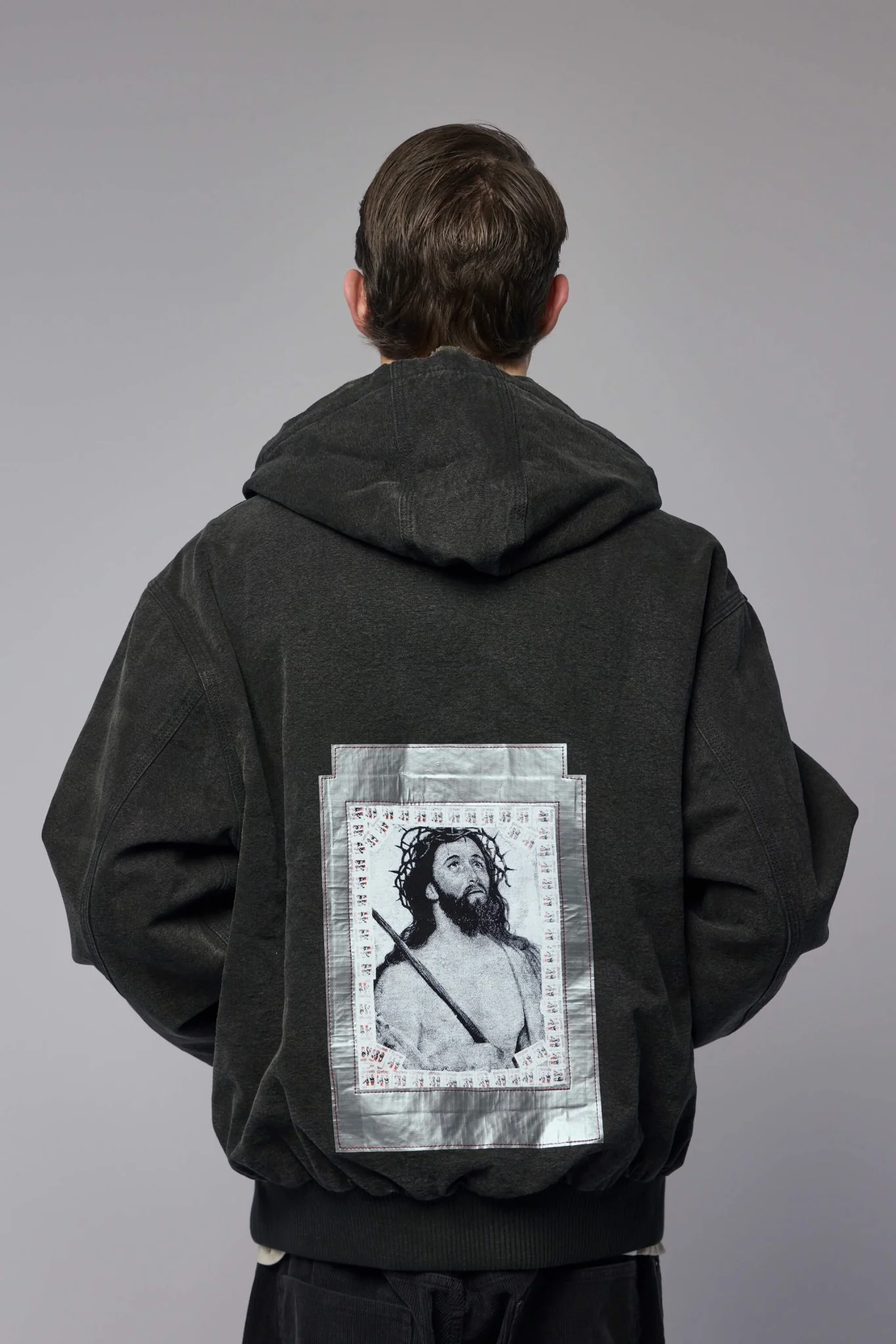 War Started Hooded Work Jacket - Image 6