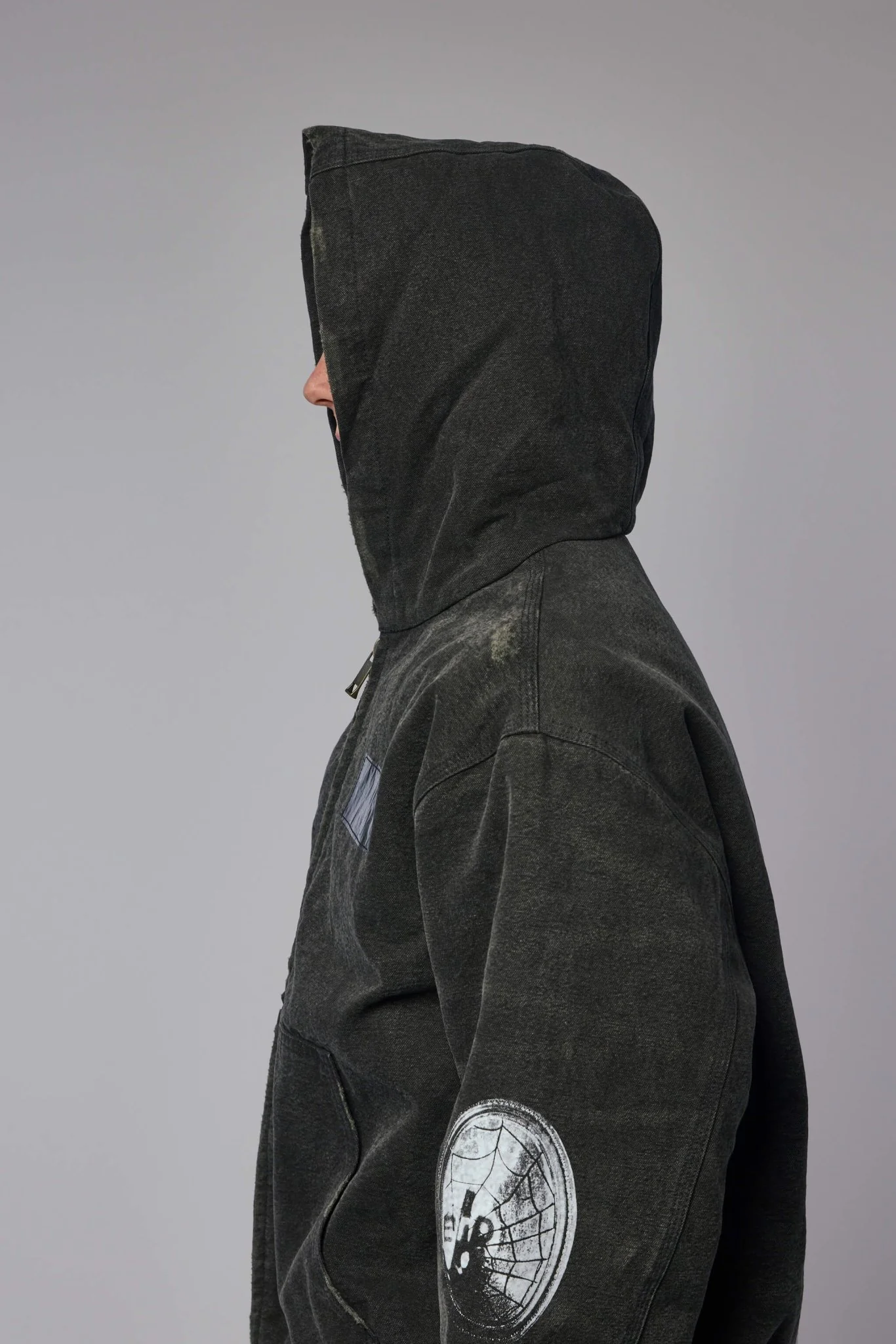 War Started Hooded Work Jacket - Image 8
