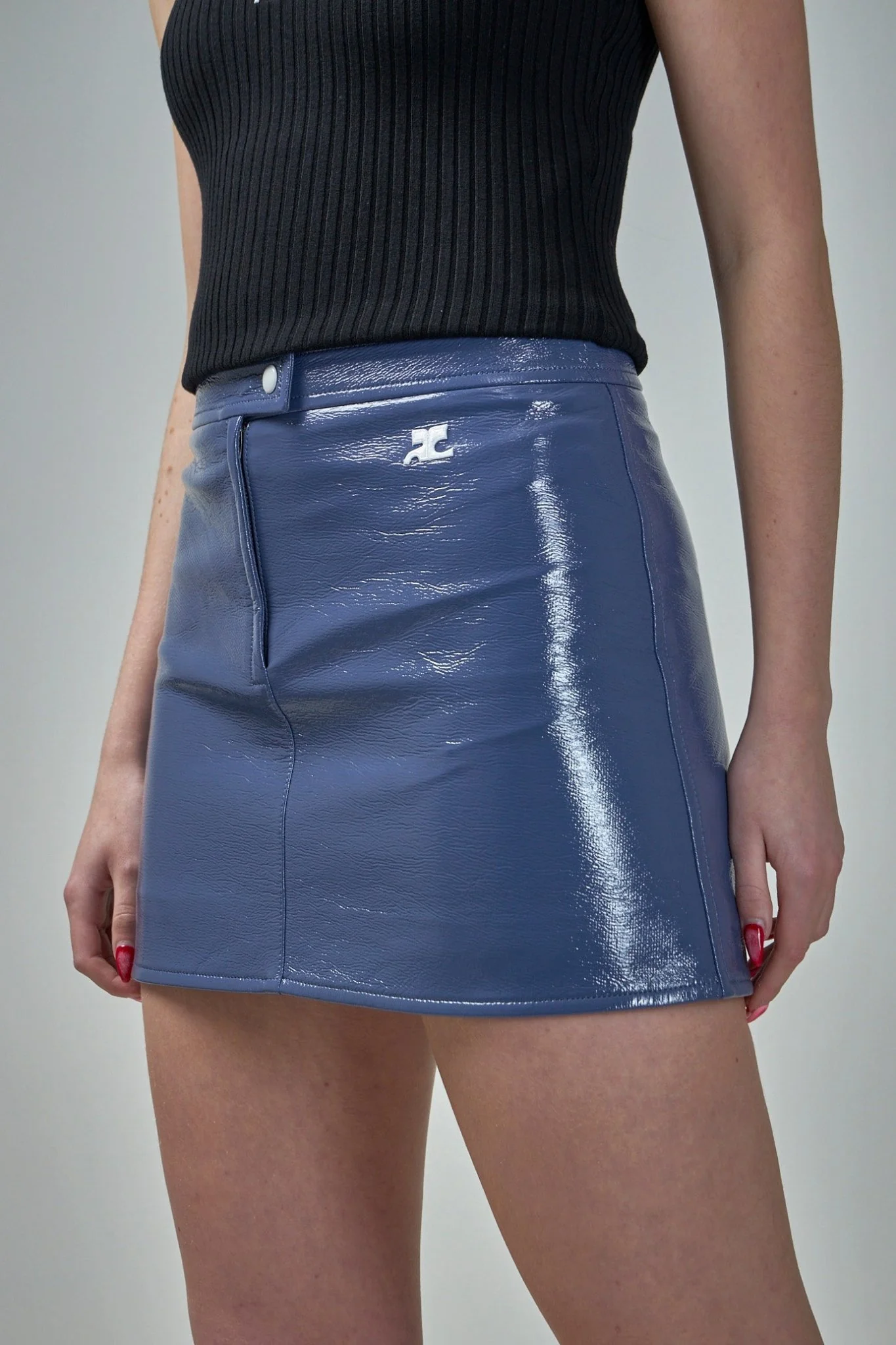 Reedition Vinyl Mini Skirt - Image 4