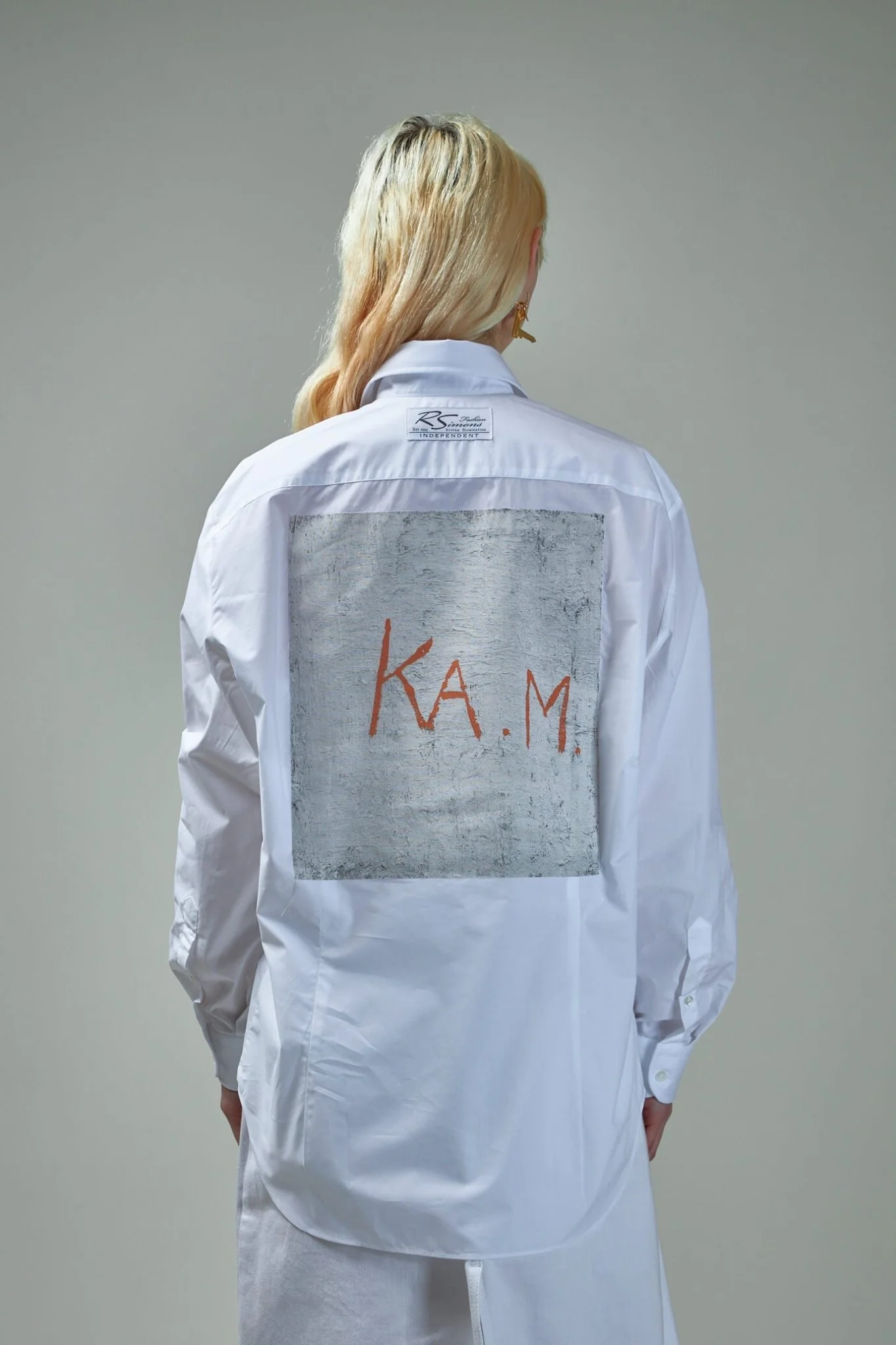 Big Fit Classic Shirt K.A.M Patch on Back - Image 3