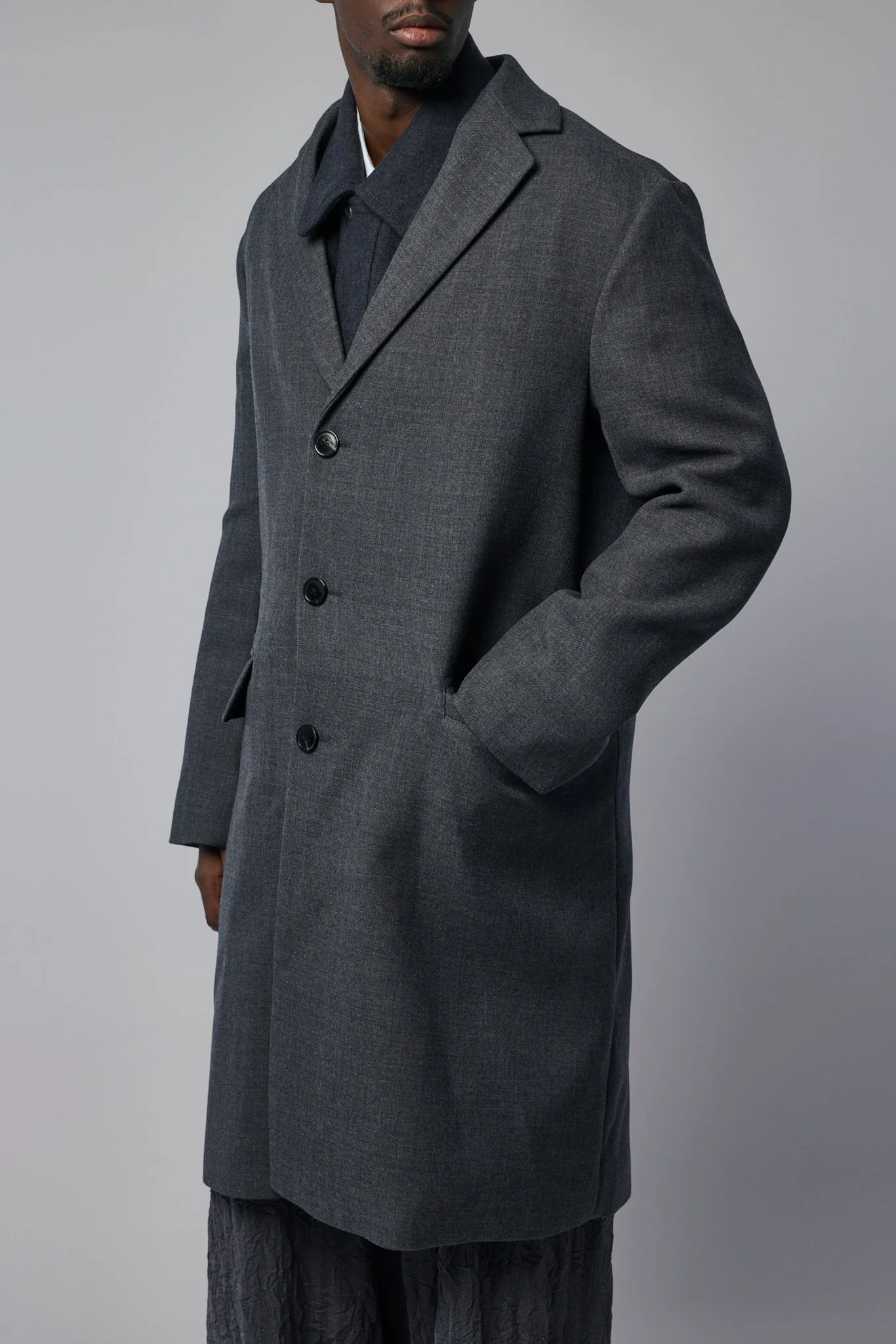 Hand Printed Coat Dessin D - Image 4