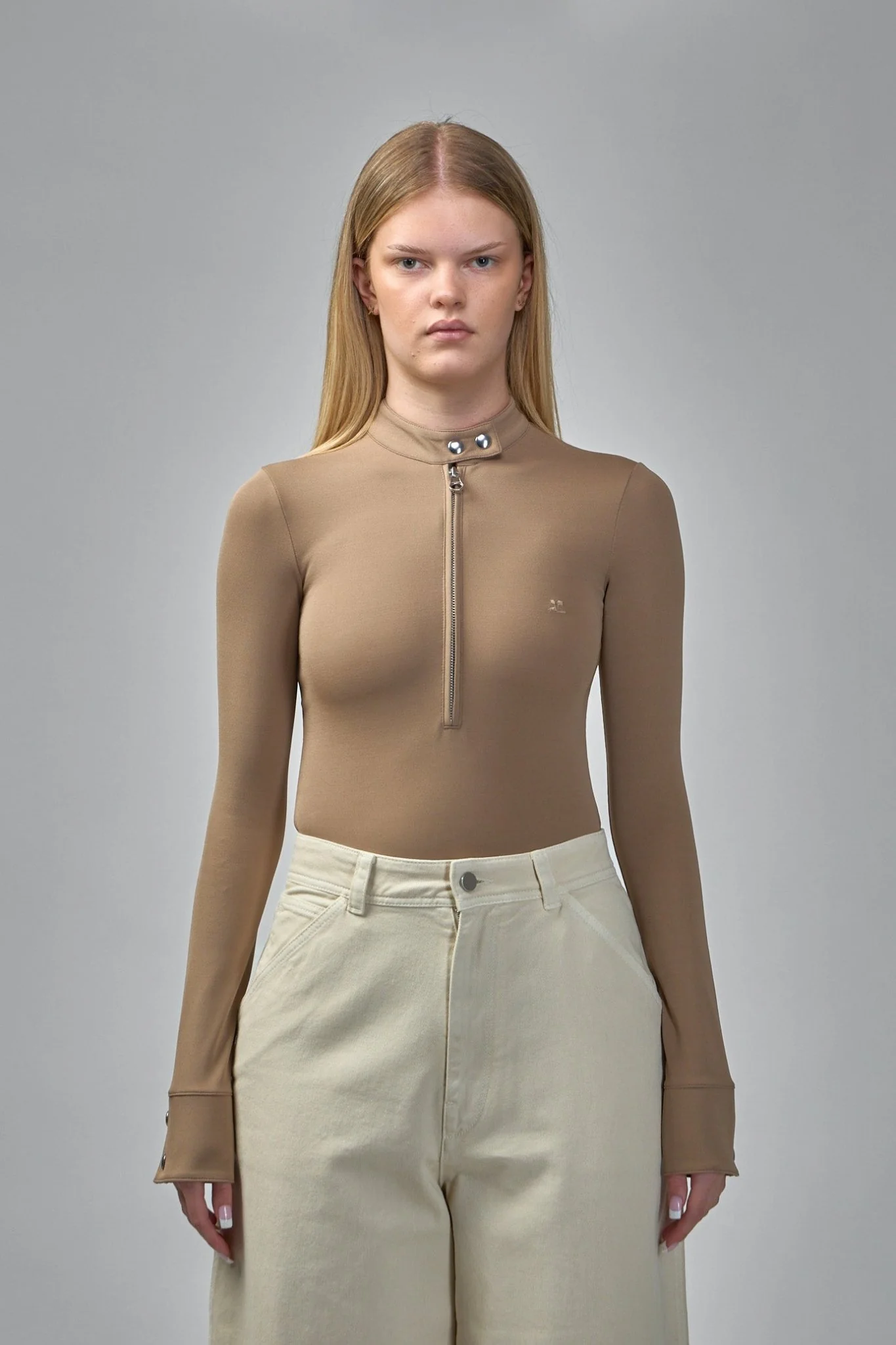 Biker Zipped Bodysuit - Image 3