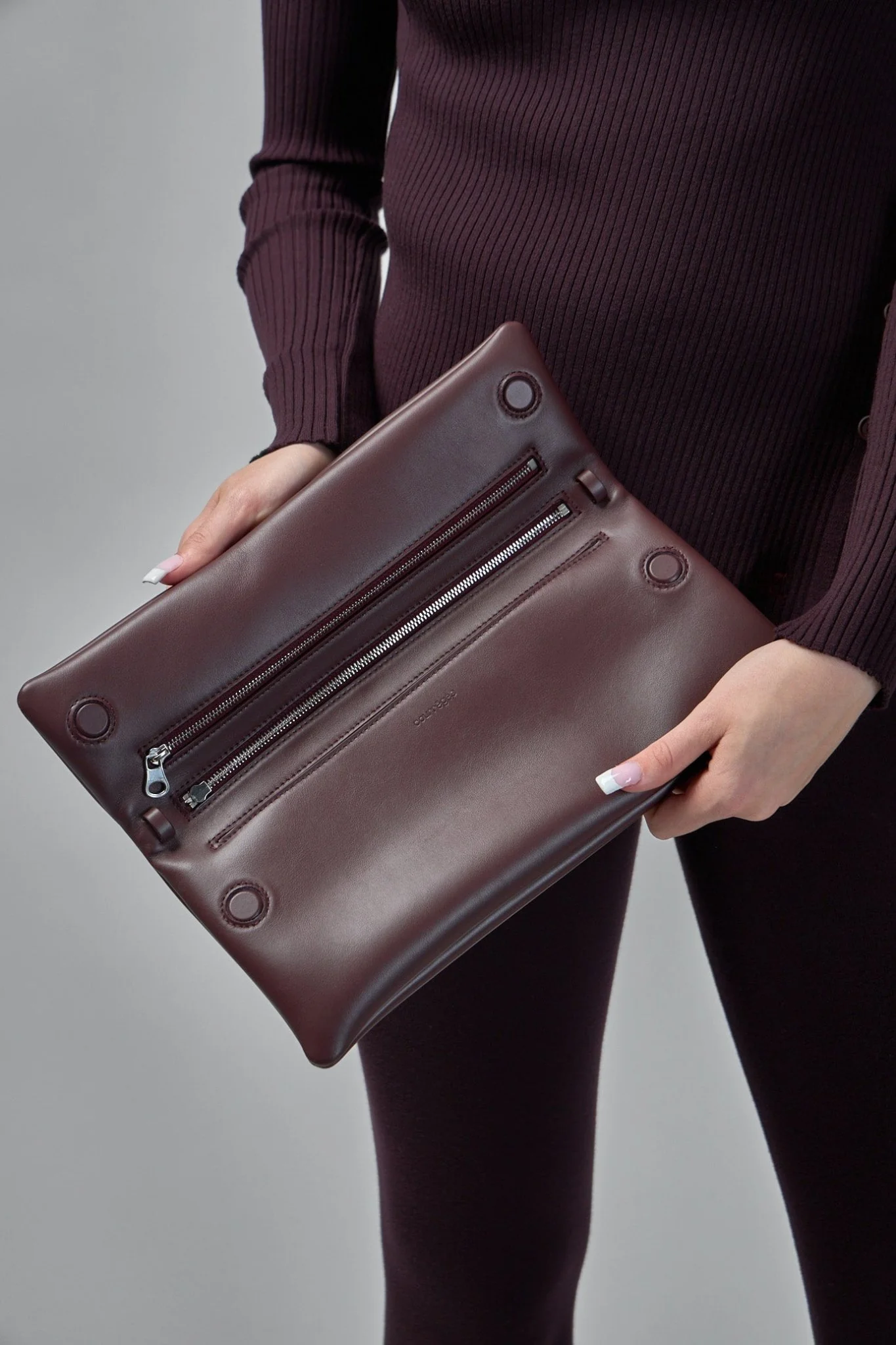 Cuff Leather Clutch - Image 6