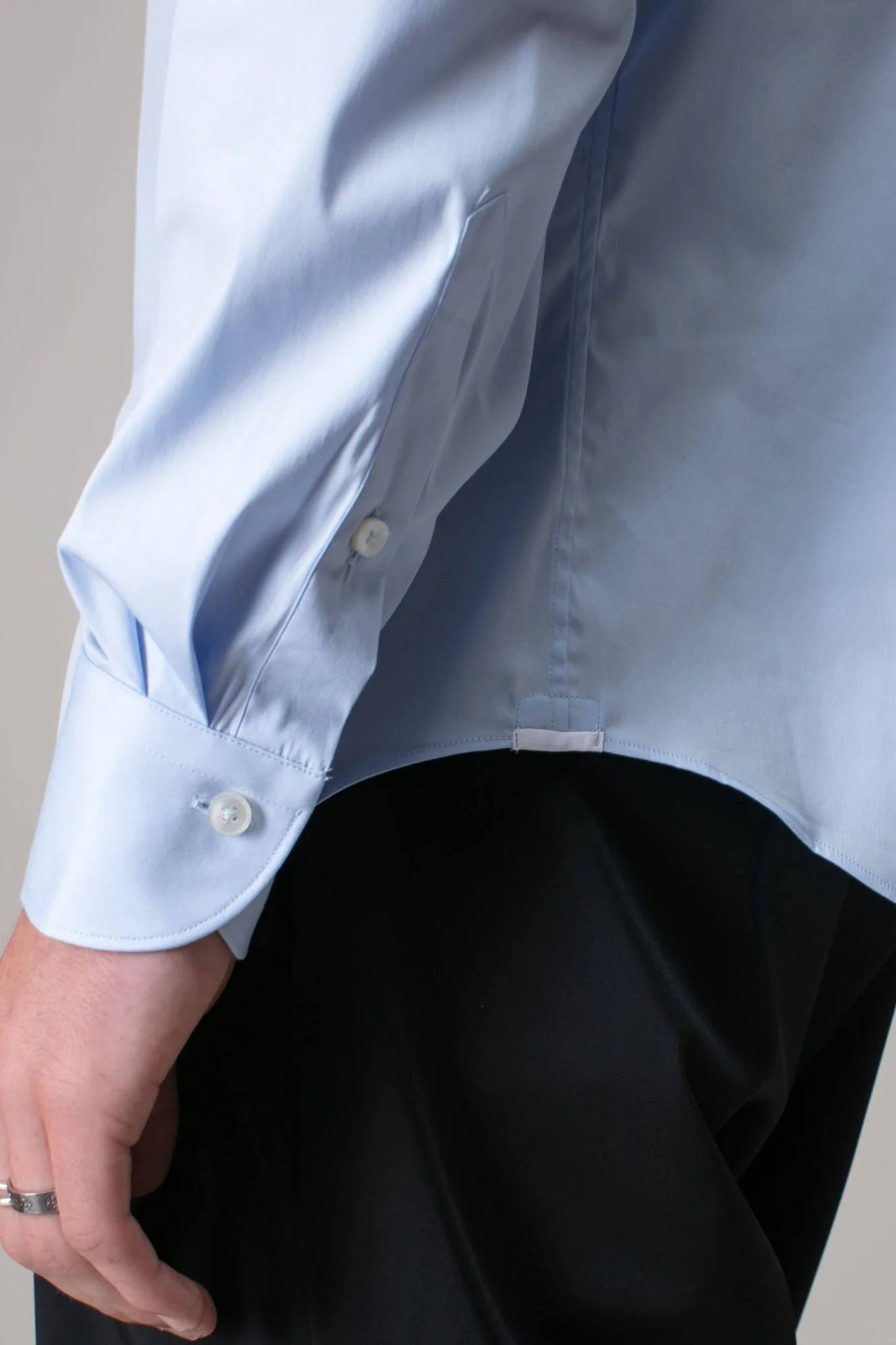 Classic Long Sleeve Cotton Shirt - Image 3