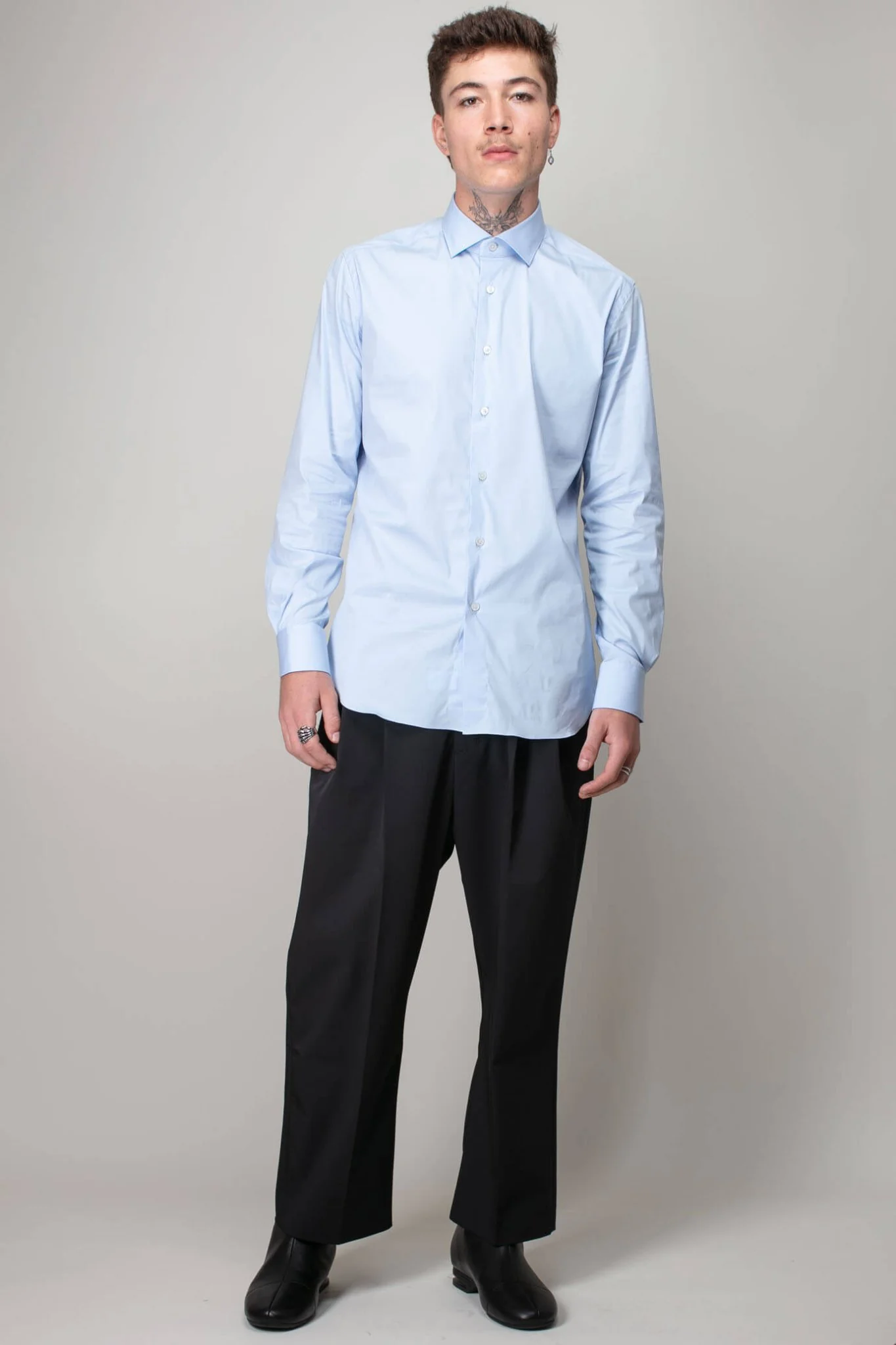 Classic Long Sleeve Cotton Shirt - Image 4