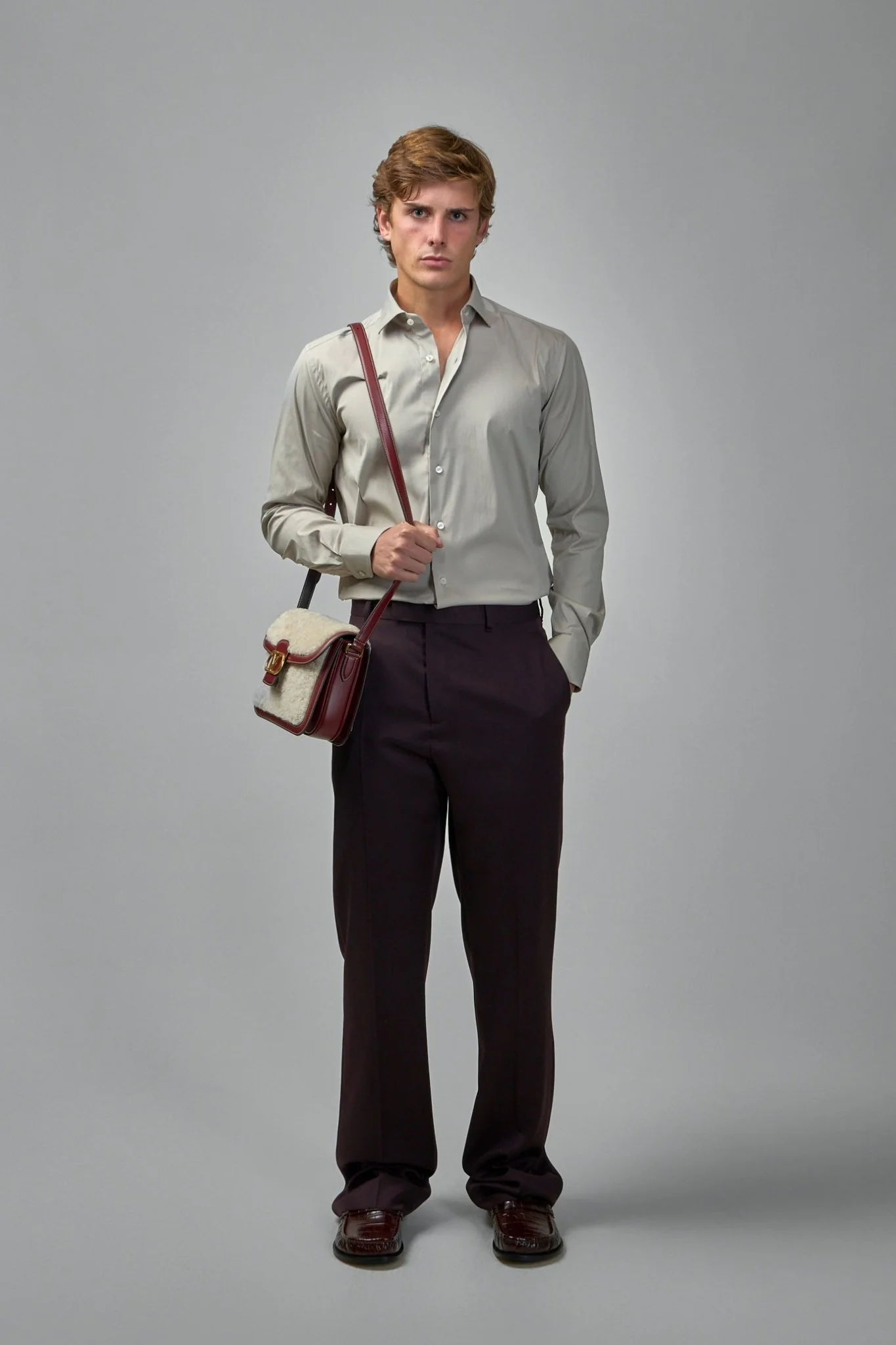 Buttoned Long-sleeved Shirt - Image 5