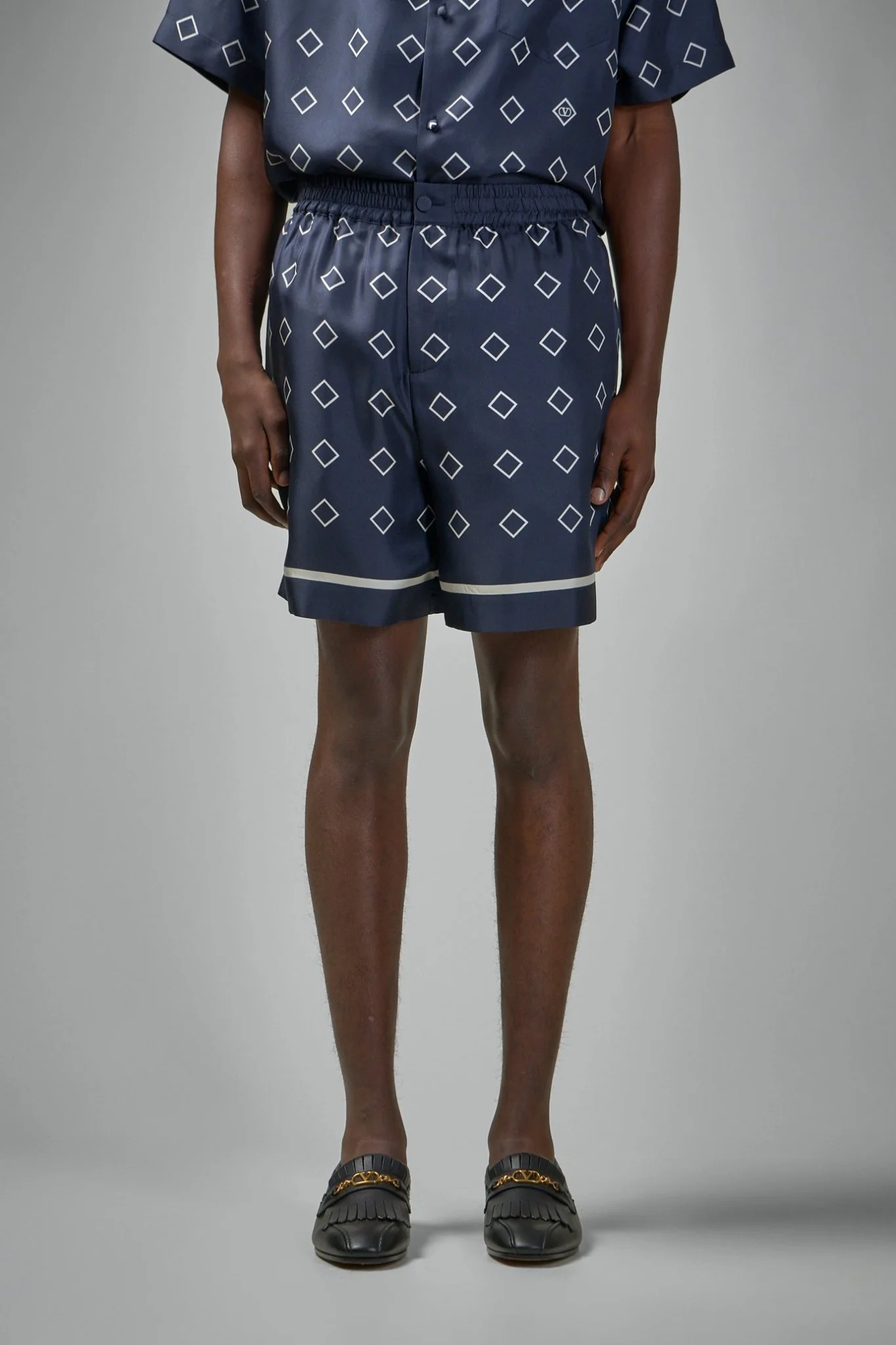Opticool Print Silk Twill Shorts