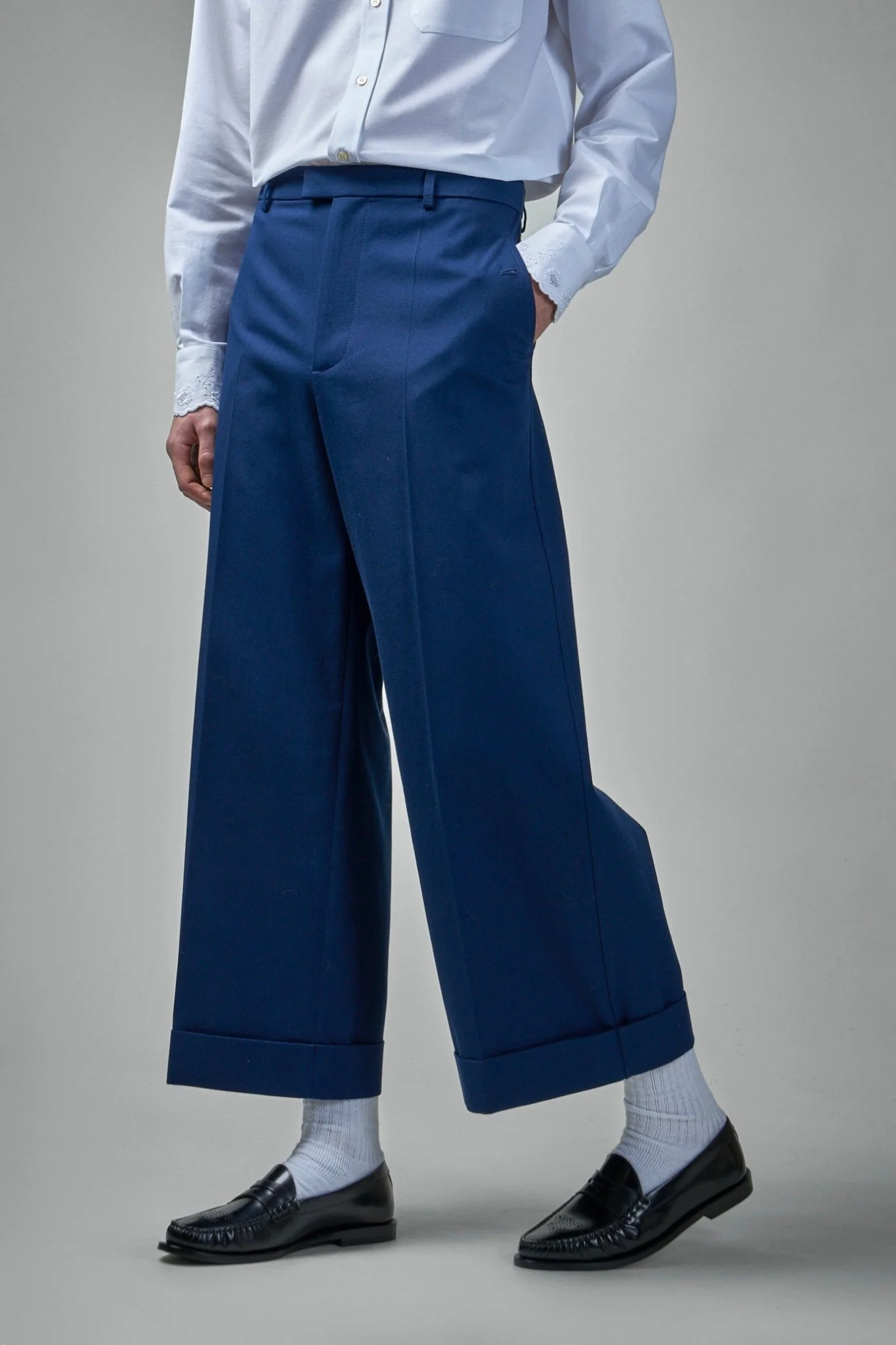 Pants in Cotton Gabardine - Image 4