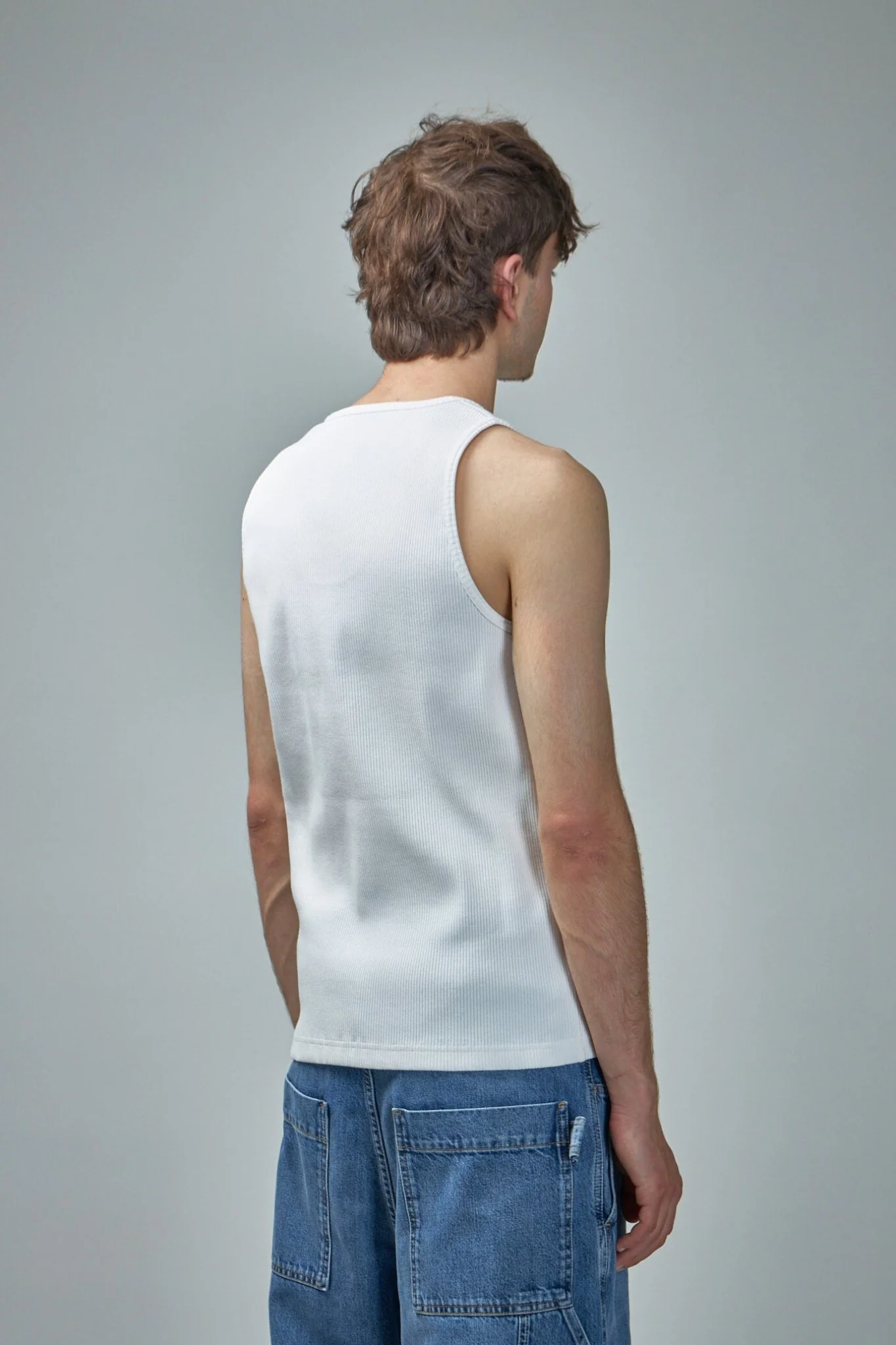 Cotton Rib Jersey Tank Top - Image 3
