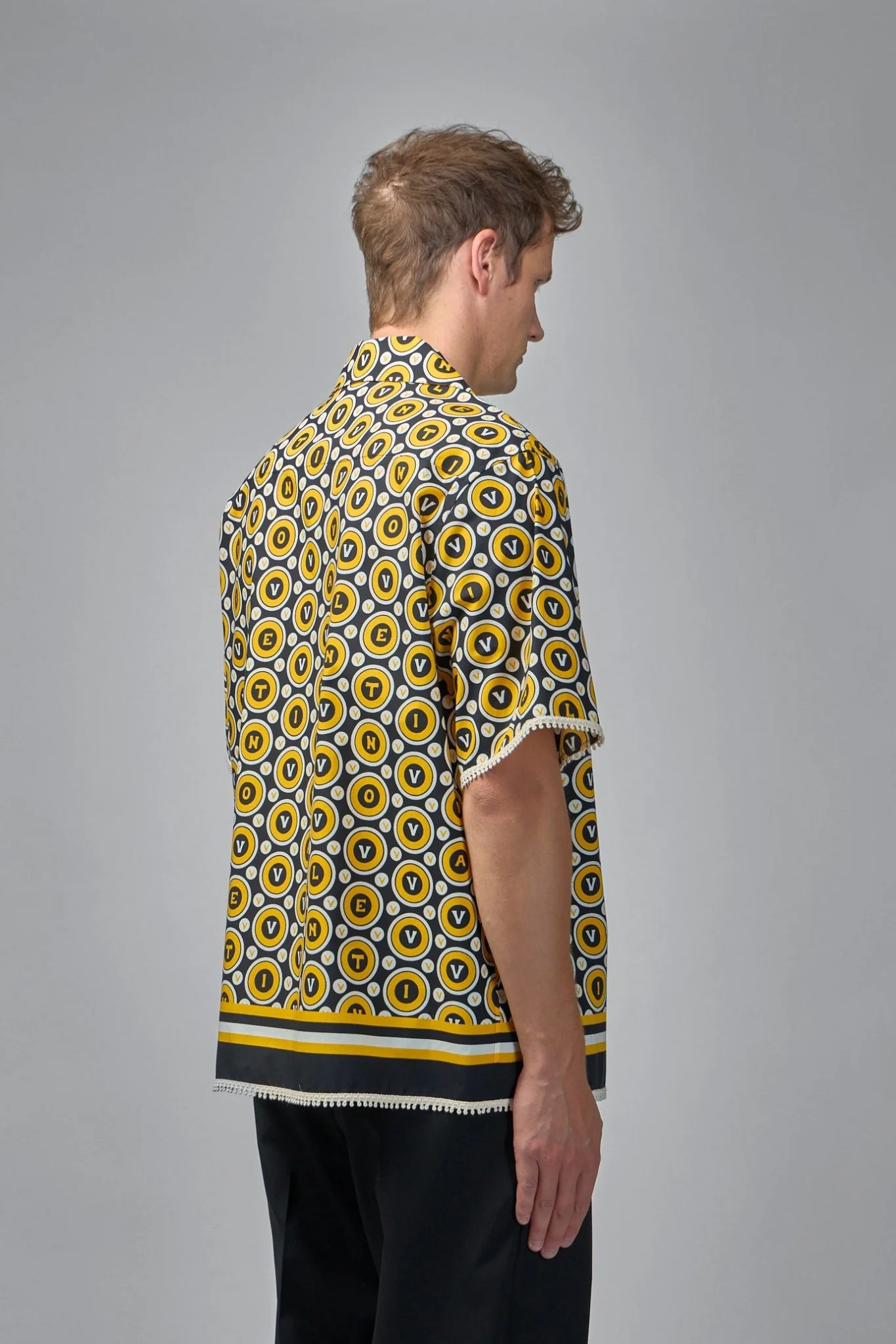 Cotton Poplin Bowling Shirt with Bulles Royales - Image 3