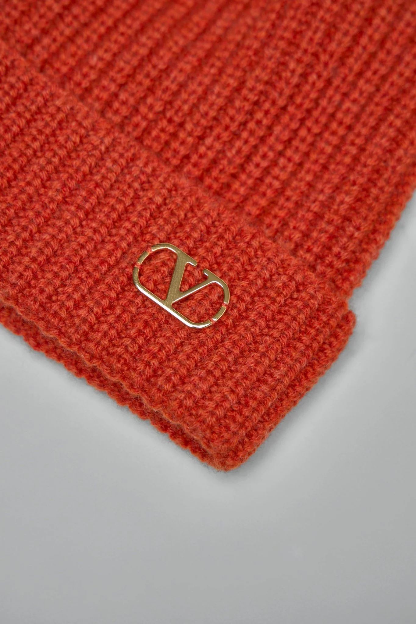 VLogo Signature Knitted Beanie - Image 4