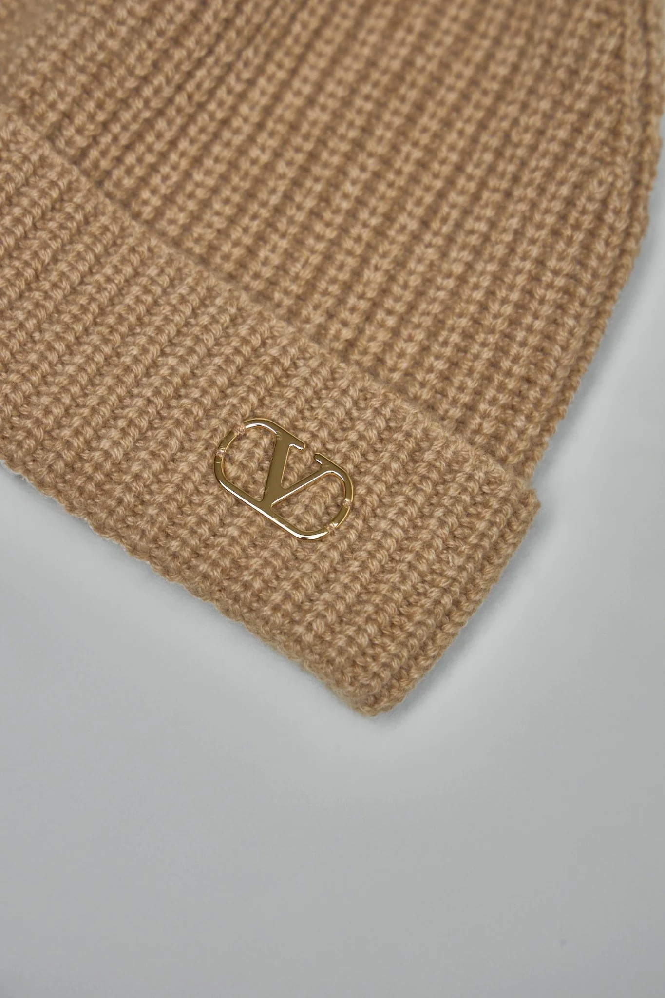 VLogo Signature Knitted Beanie - Image 3