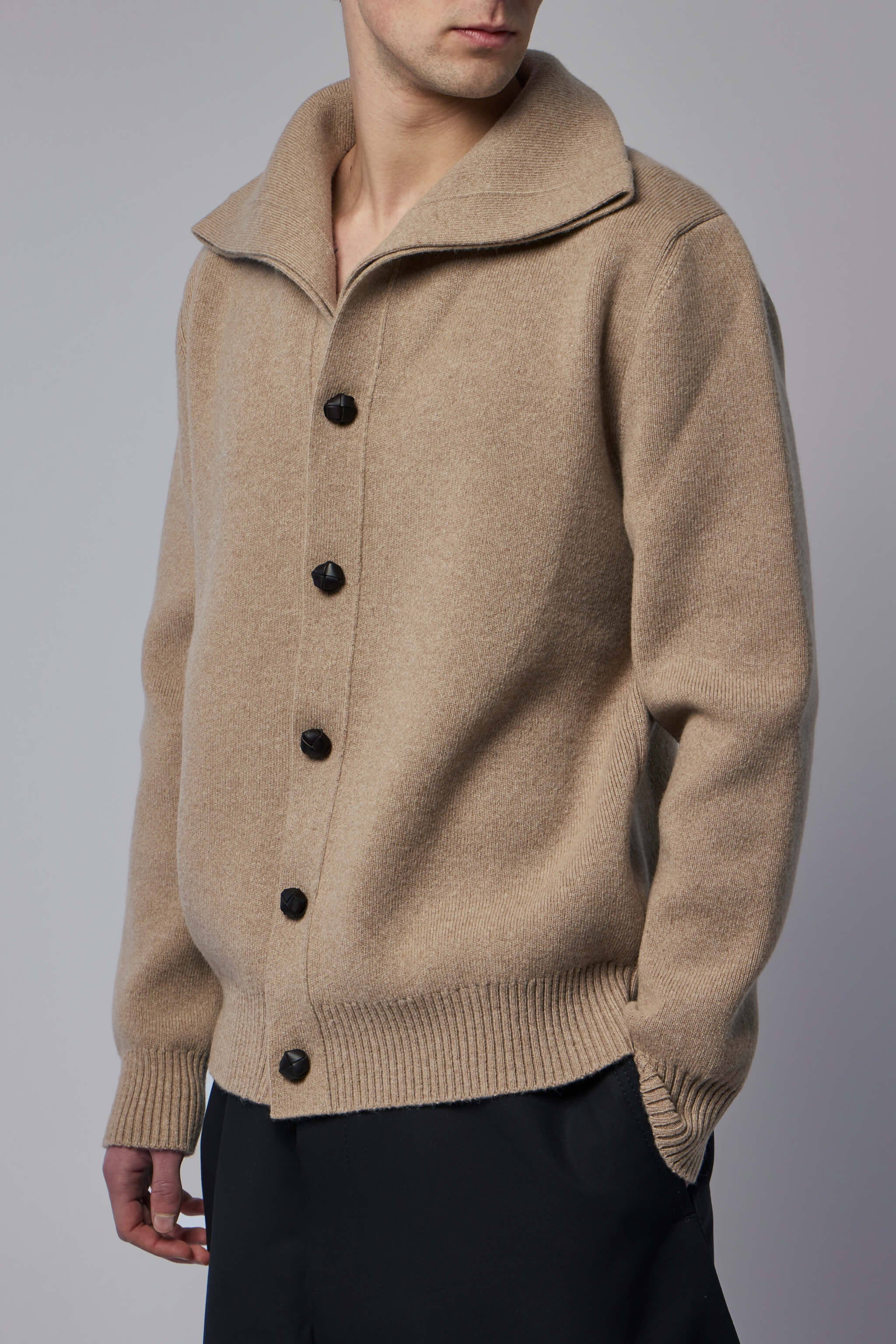 Compact Wool Cardigan - Image 3
