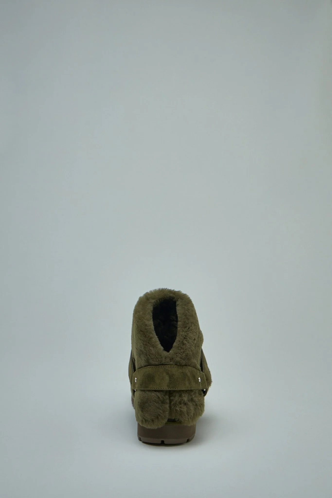 Suede and Shearling Chubby Boots - Image 4