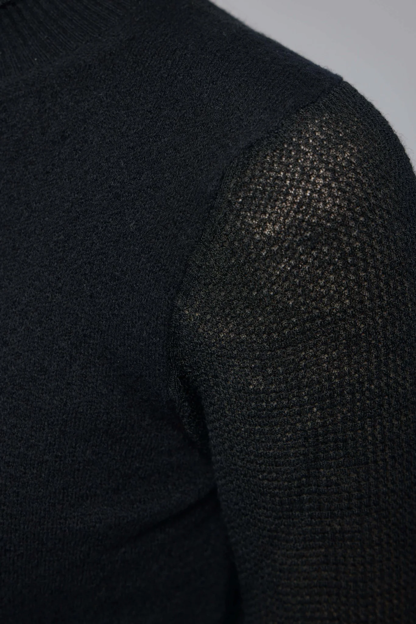 Black Wool Blend Sweater - Image 5