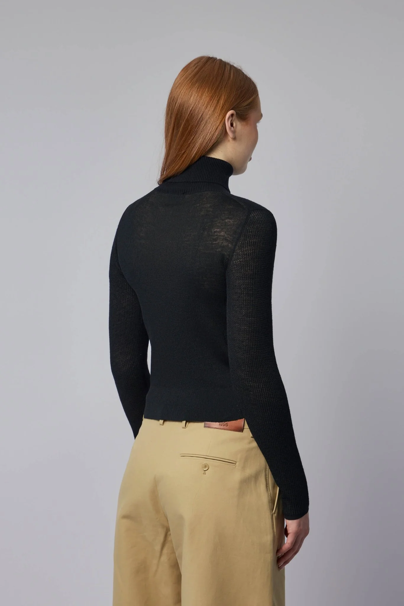 Black Wool Blend Sweater - Image 6