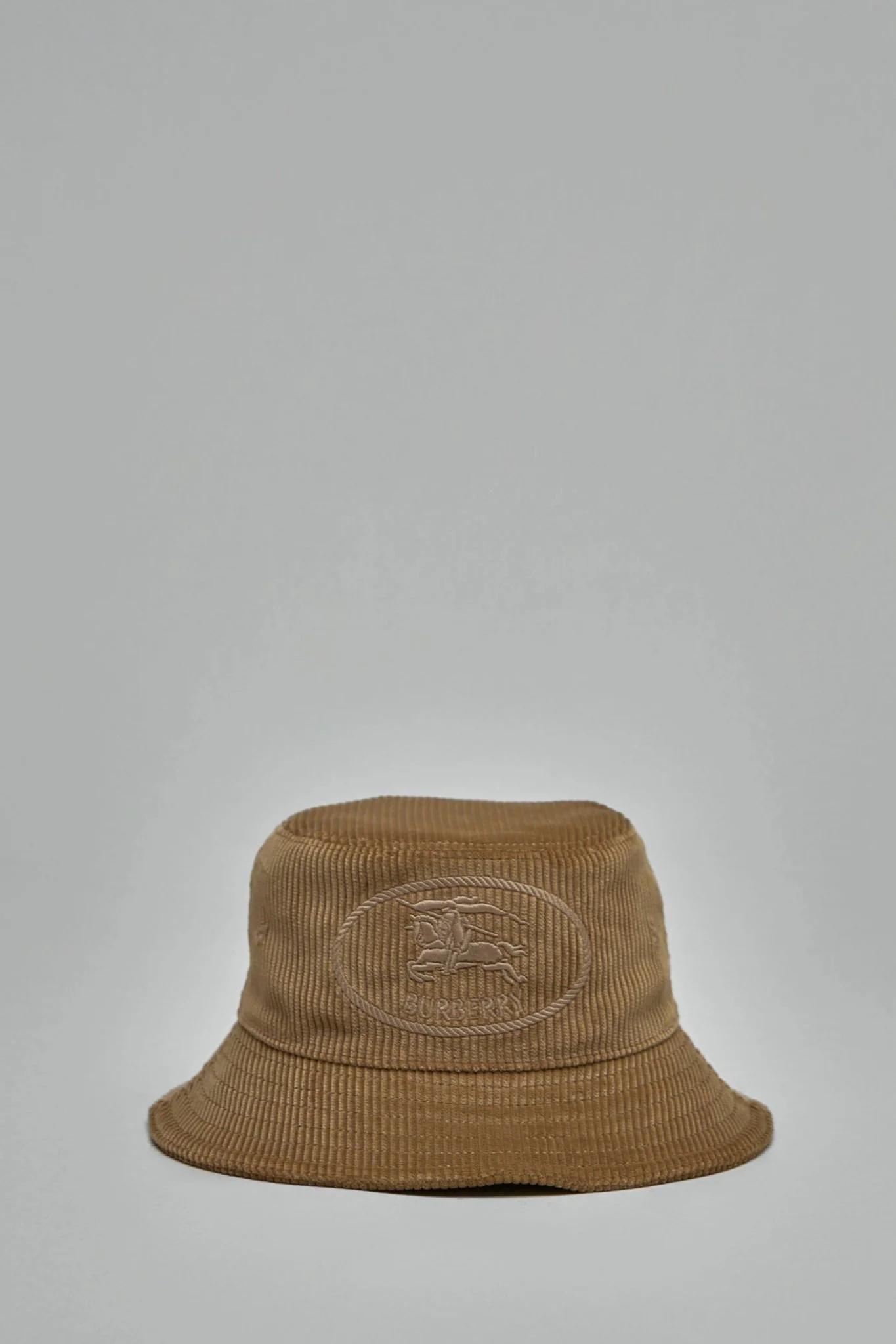 Knight Stamp Corduroy Bucket Hat