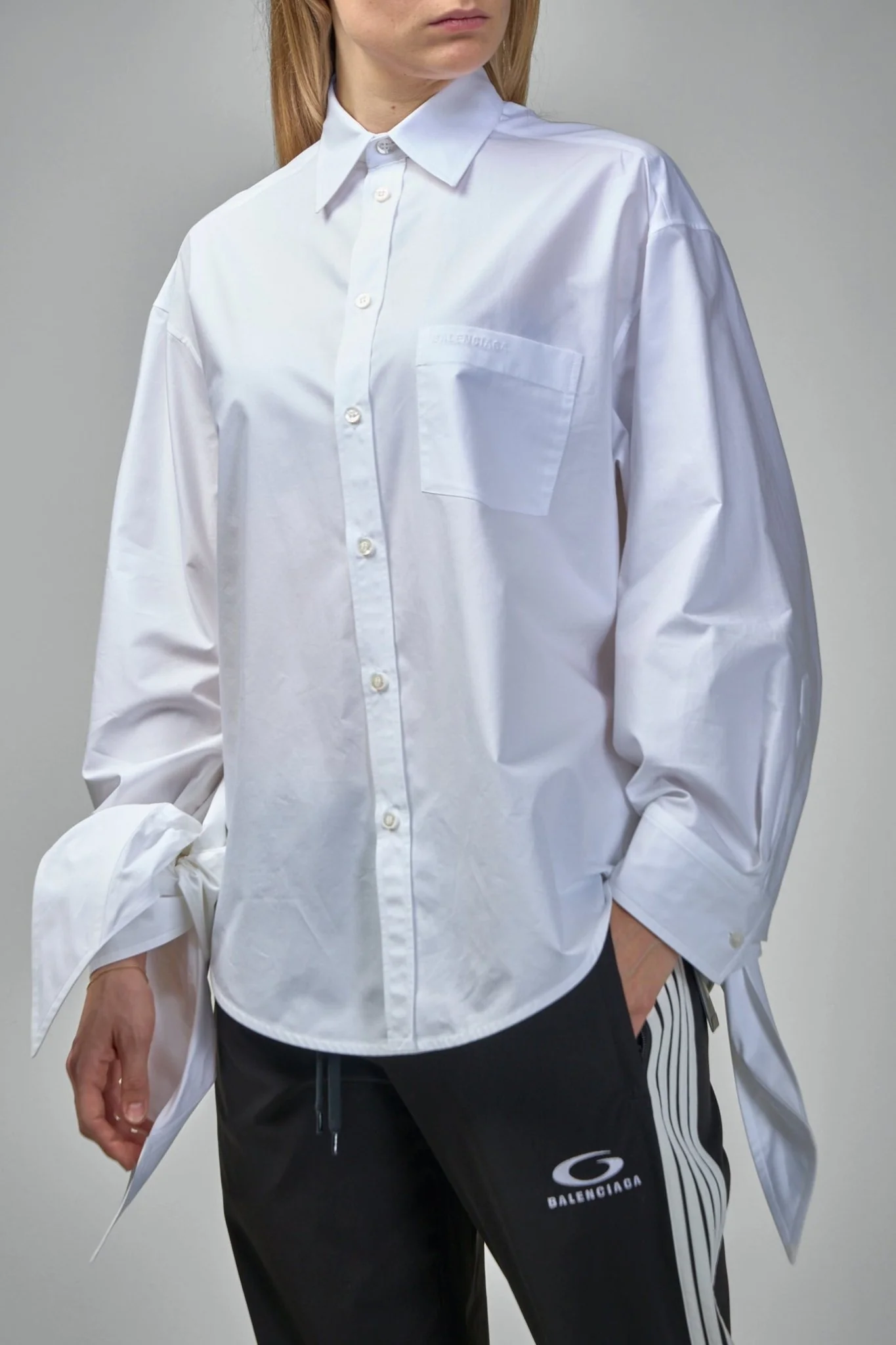 Knotted Cuff Blouse - Image 4