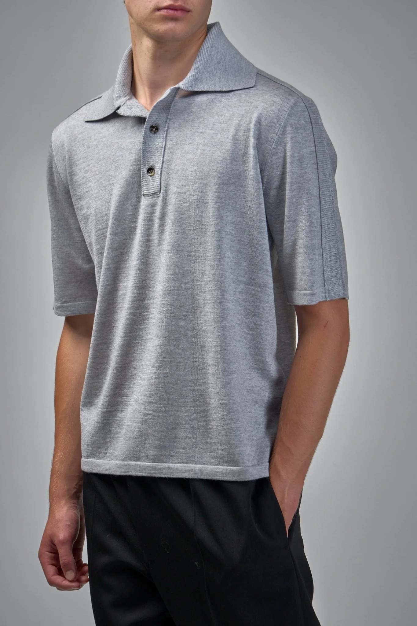 Polo Zig Zag Detail Knit - Image 4