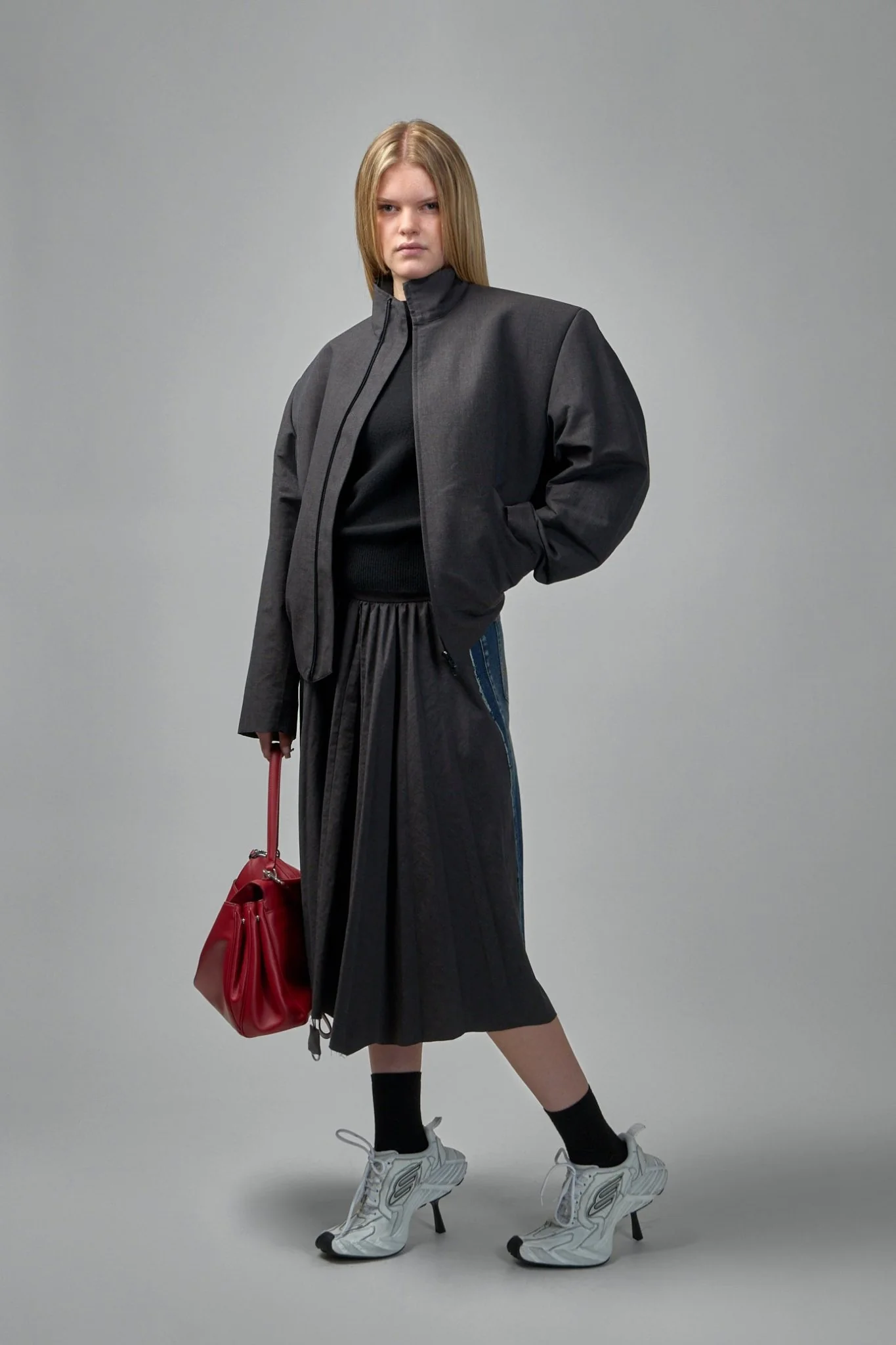 Hybrid Pleated Skirt - Image 5