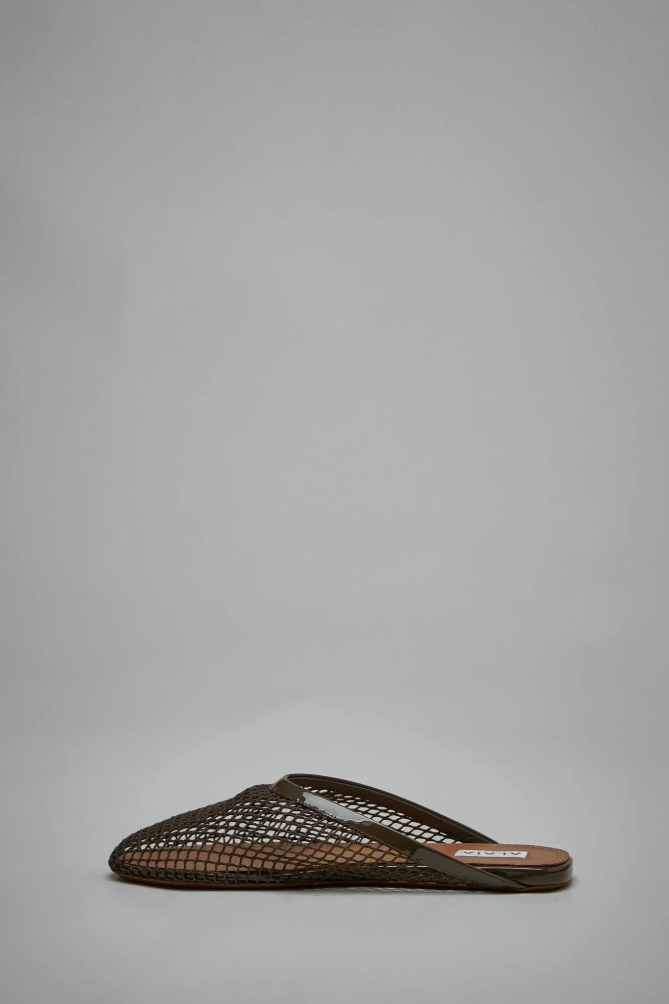 Flat Mules in Fishnet - Image 3