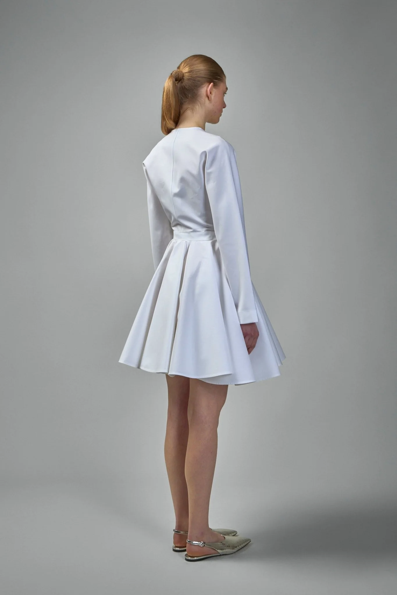 Asymmetric Belt Dress - Image 3