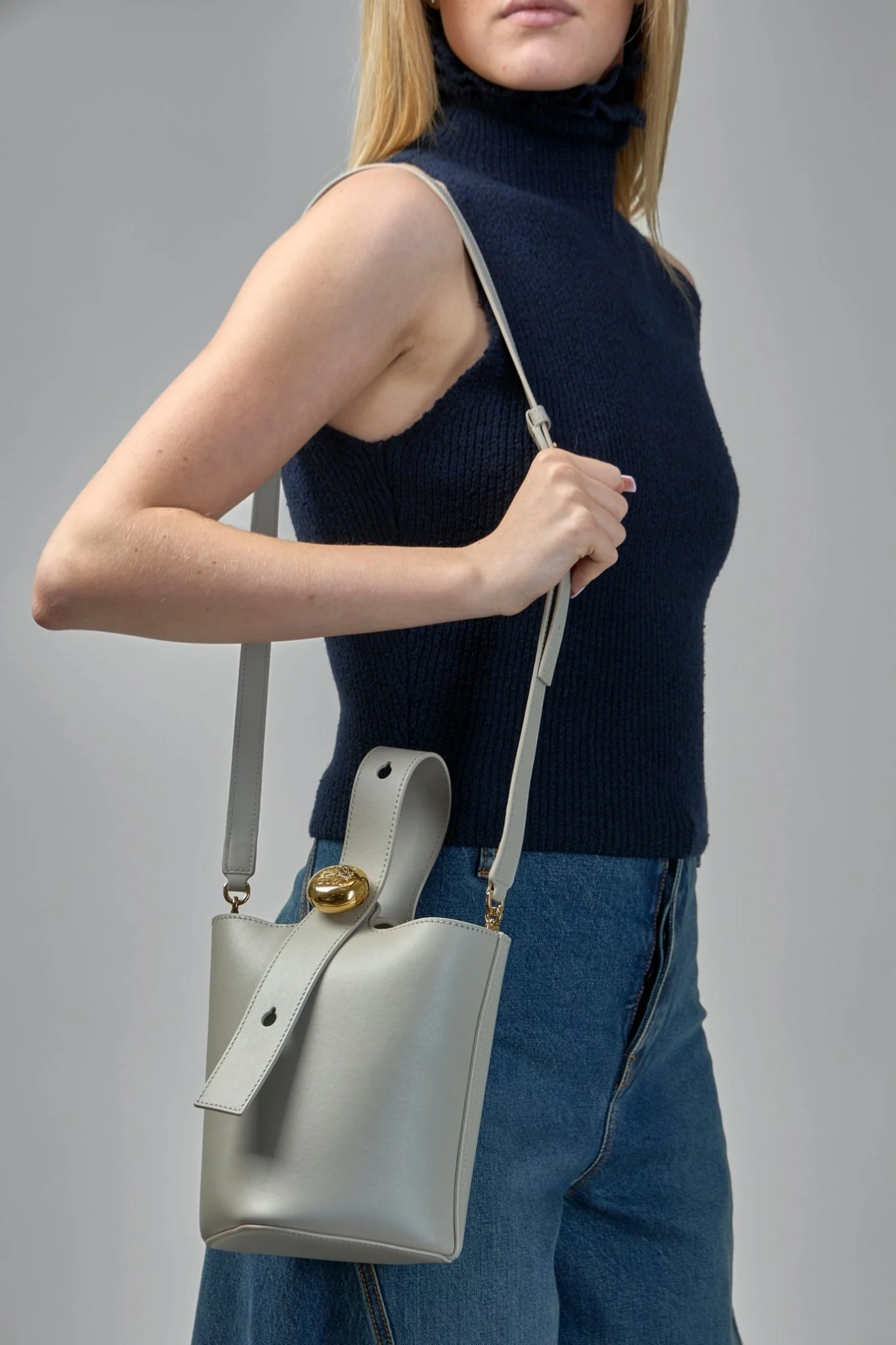 Pebble Mini Bucket Bag - Image 5