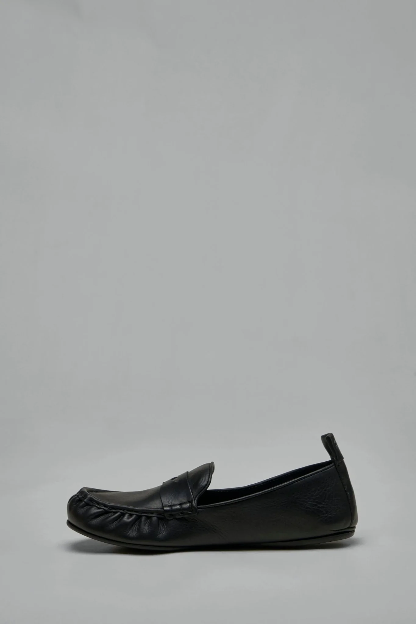 Leather Loafers with Saddle Strap - Image 3