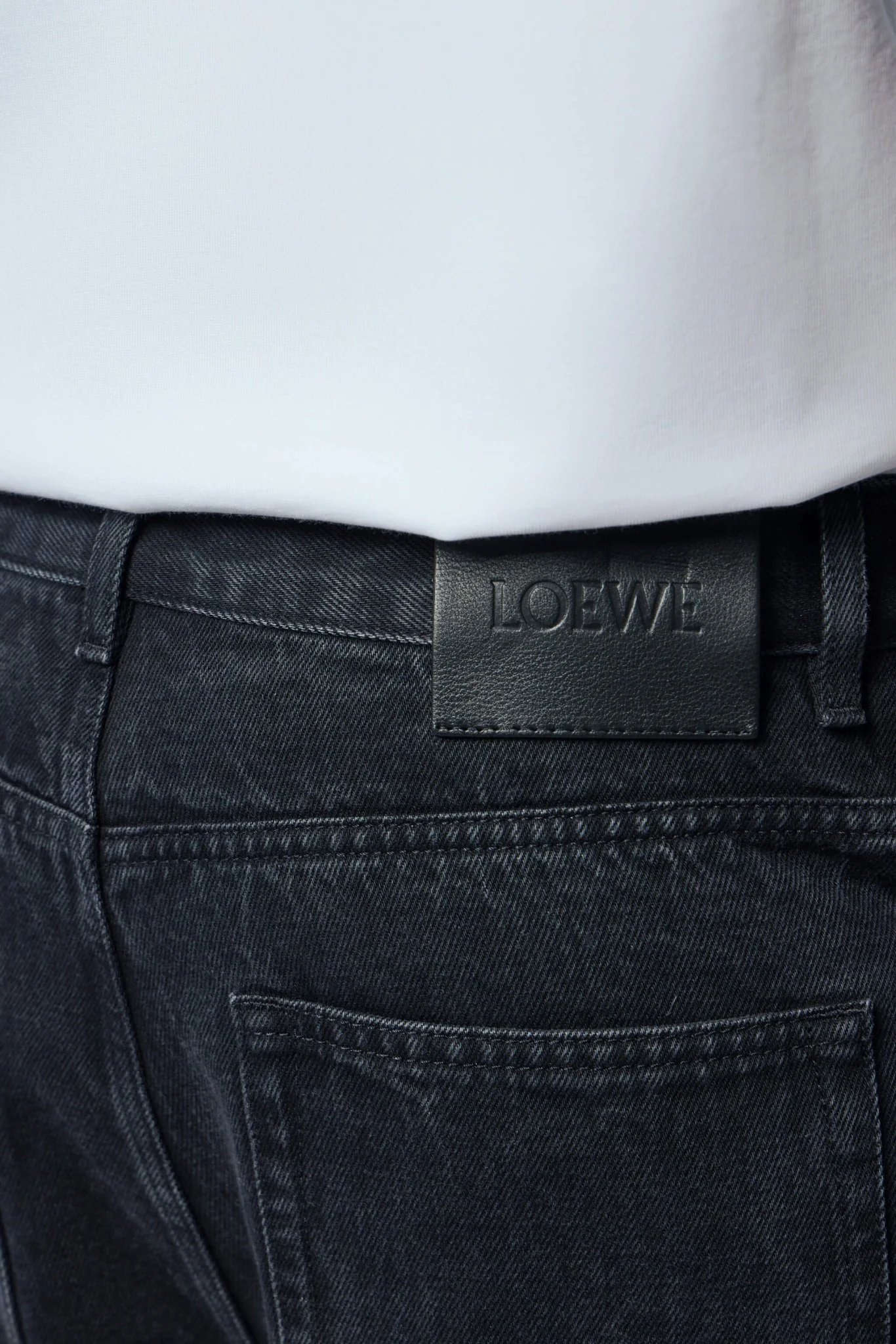 Anagram Baggy Jeans in Denim - Image 5
