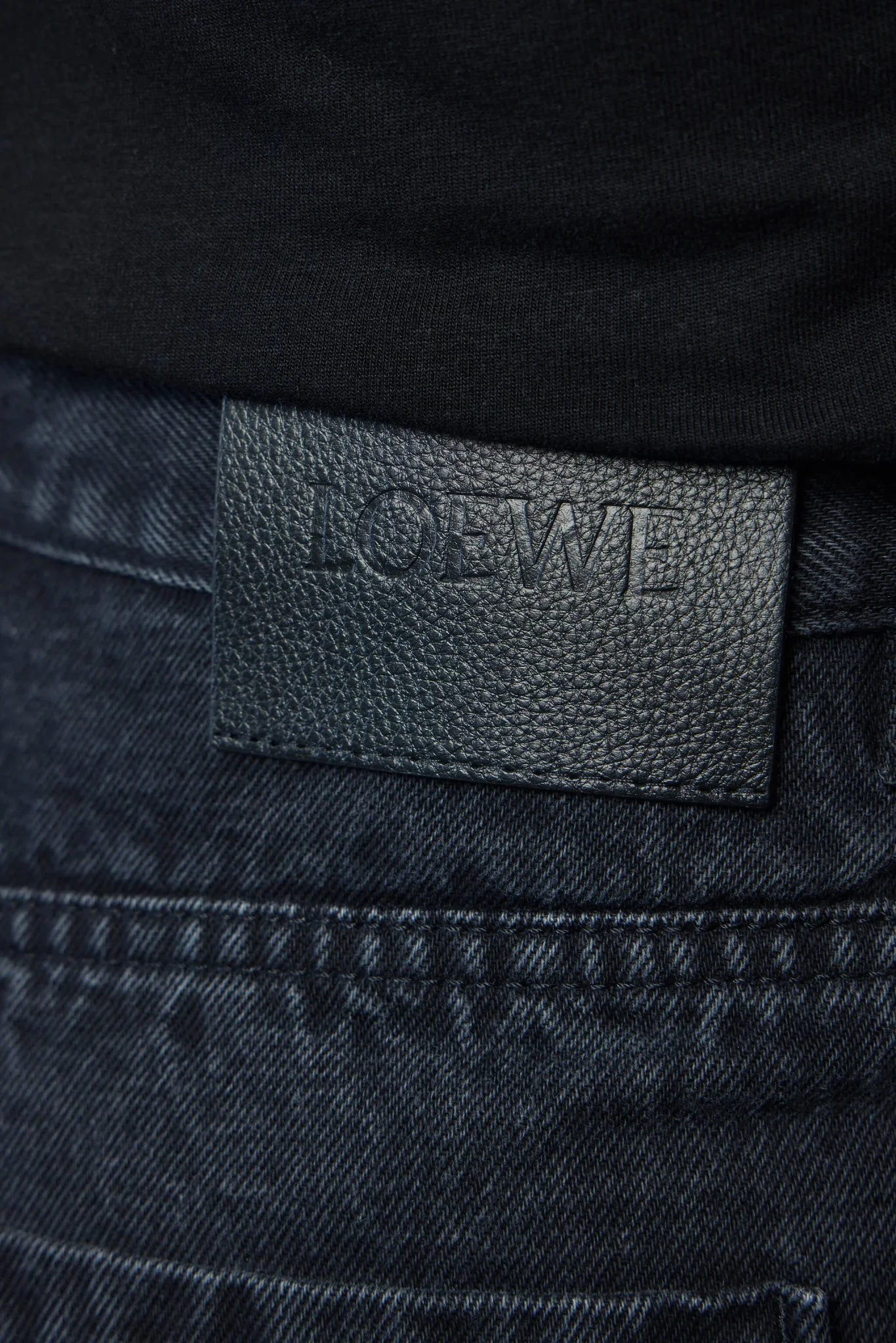 Anagram Baggy Jeans in Denim - Image 5