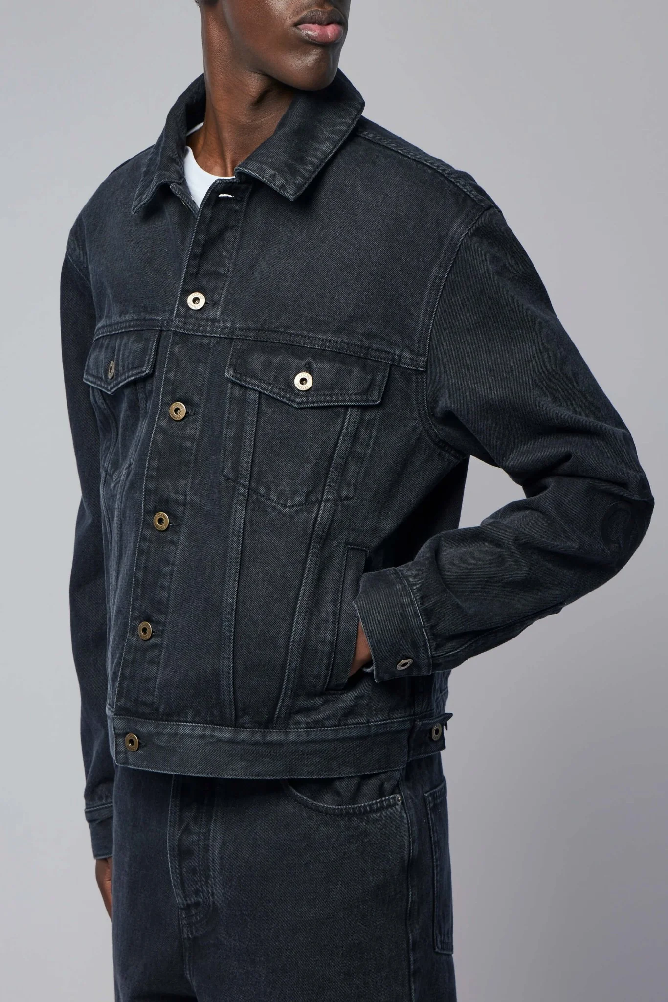 Anagram Jacket in Denim - Image 3