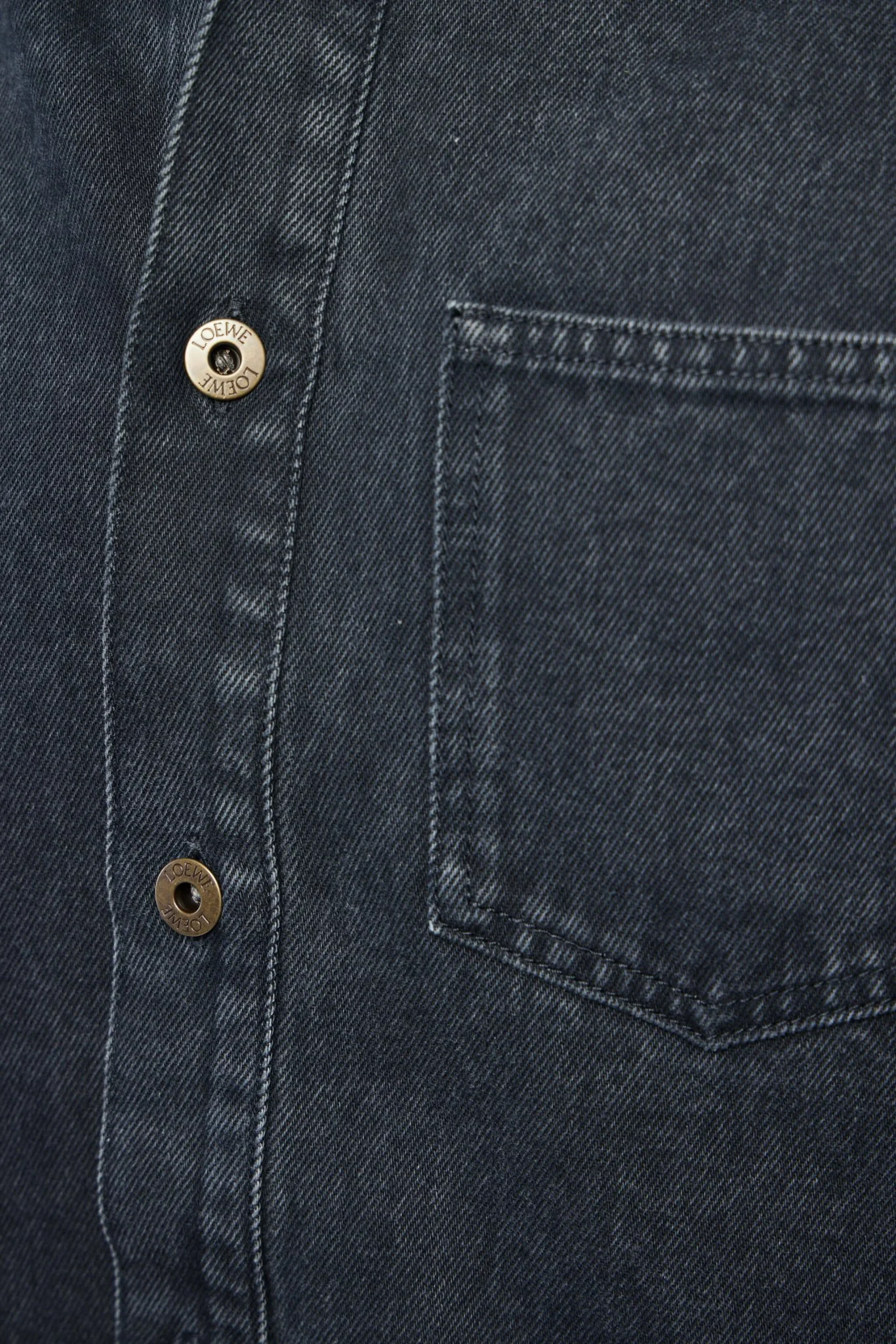 Anagram Overshirt in Denim - Image 4