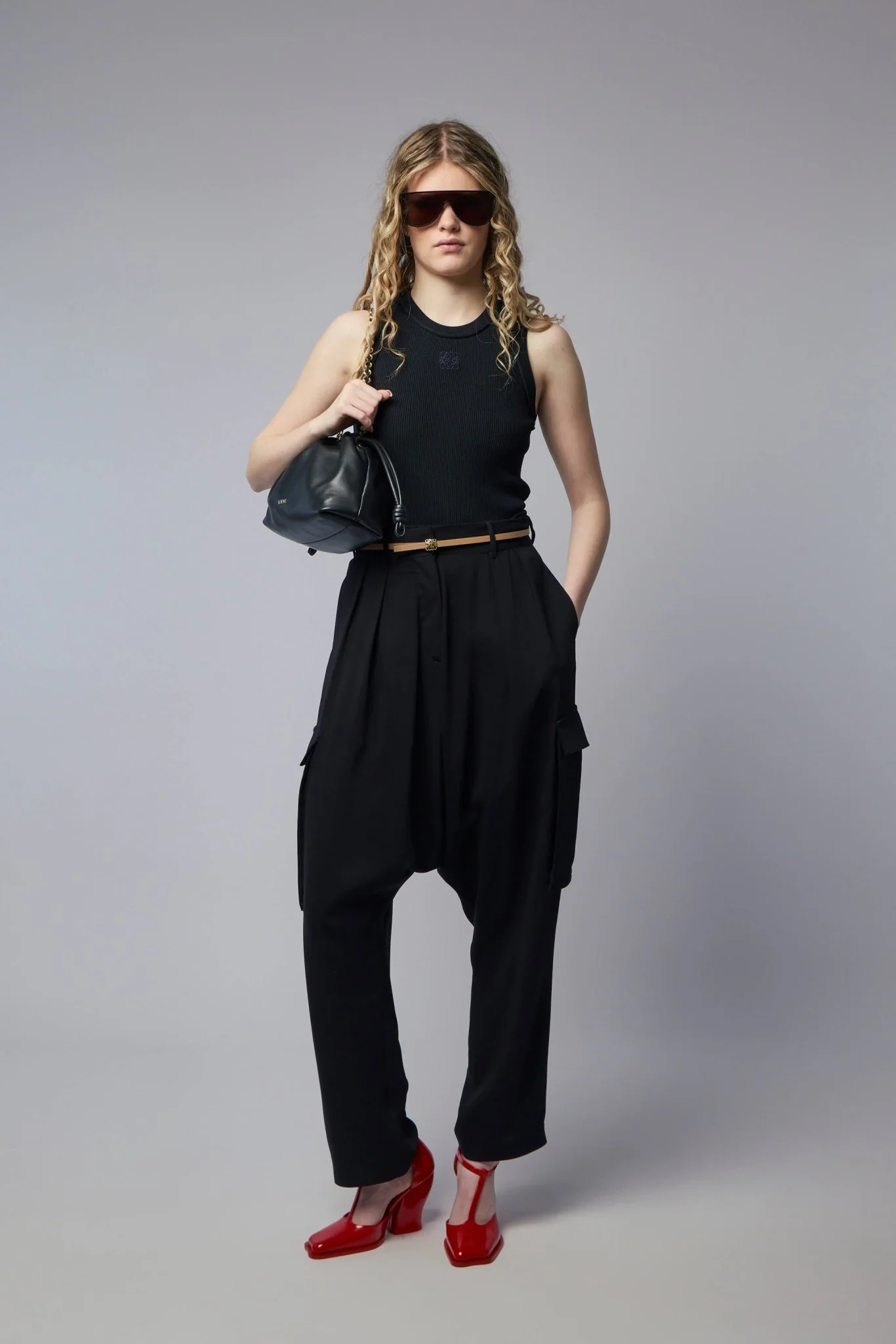 Anagram Tank Top in Stretch Viscose - Image 6