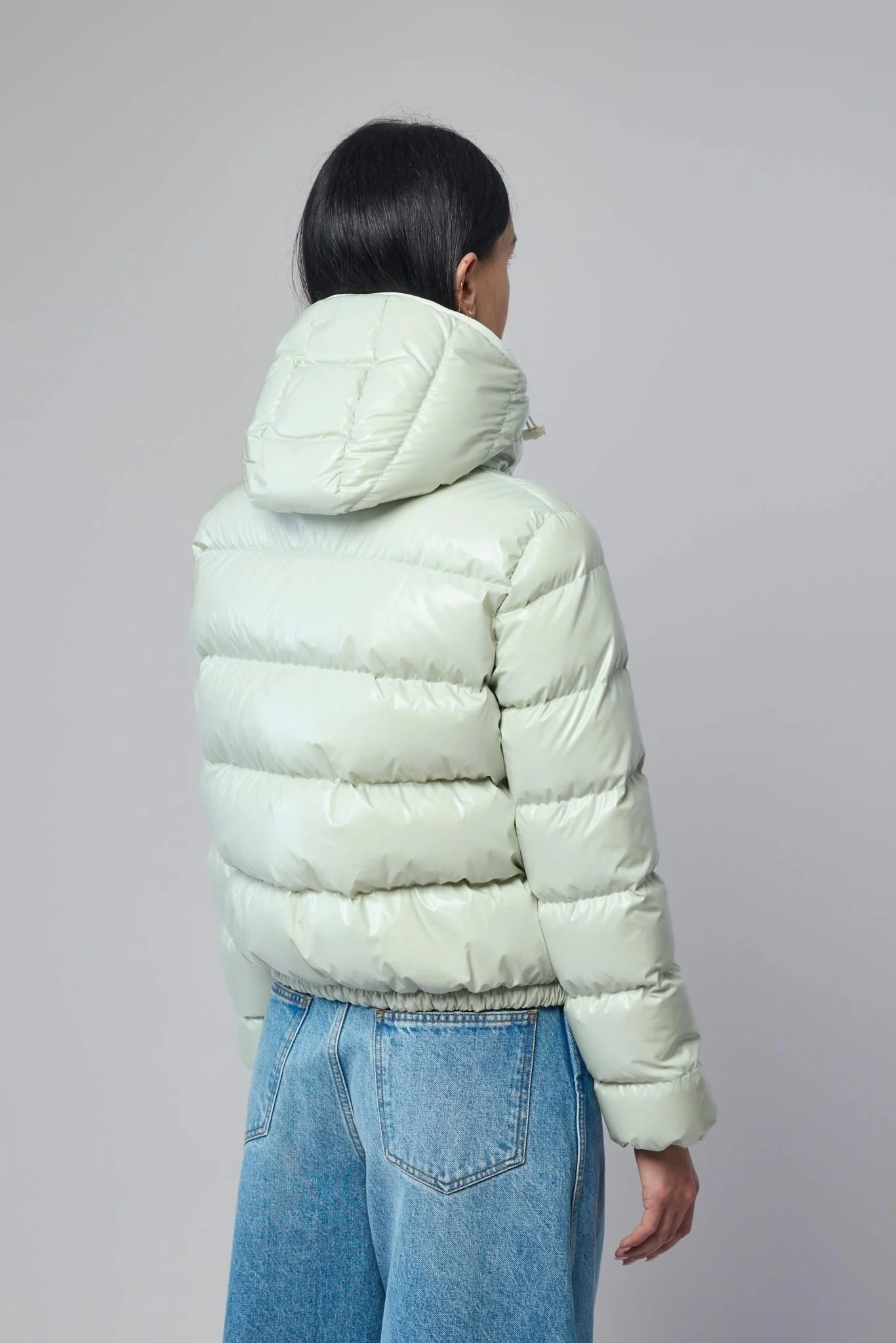 Andro Hooded Short Down Jacket - Image 5