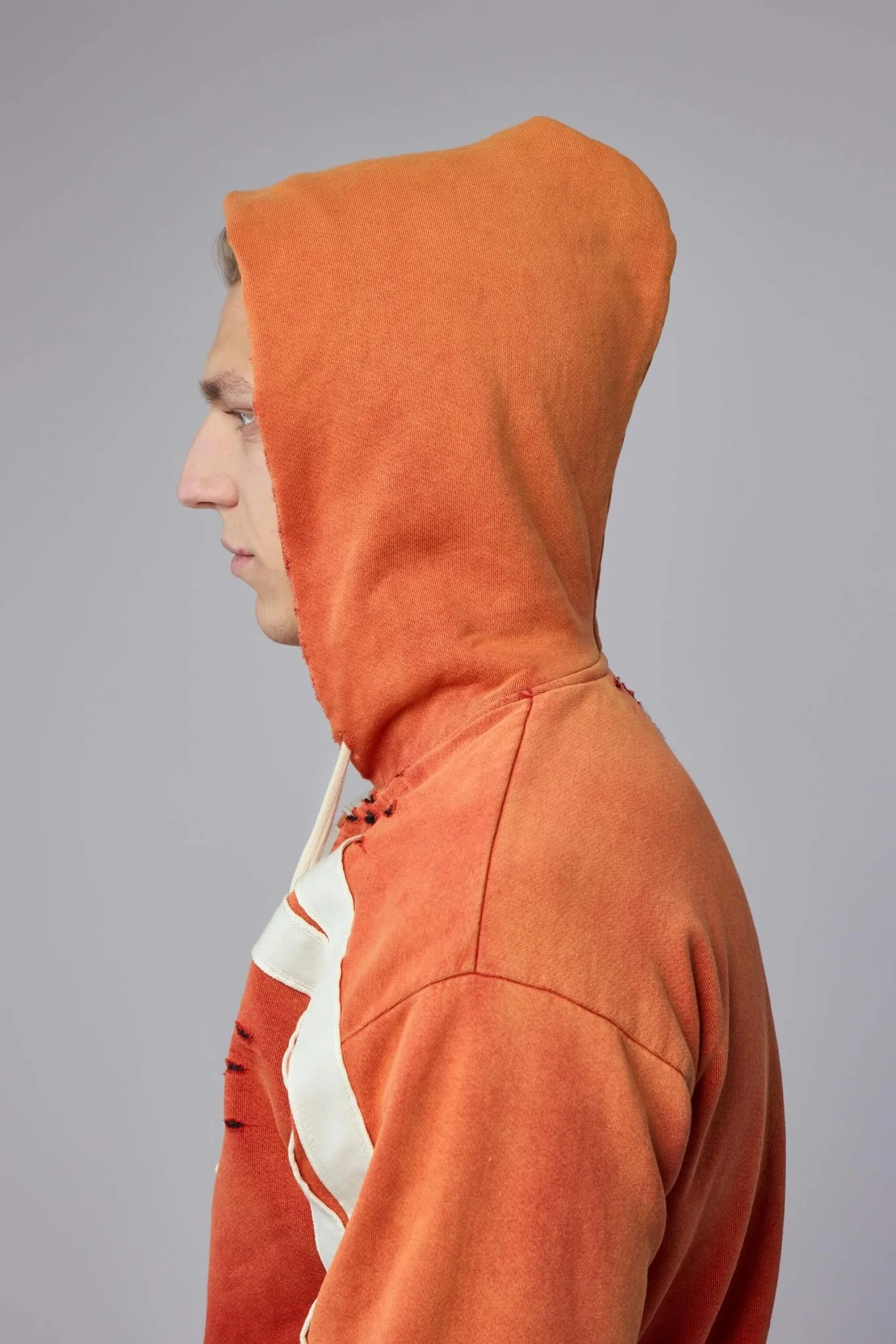 Apocrypha Pious Zip Hoodie Orange - Image 7