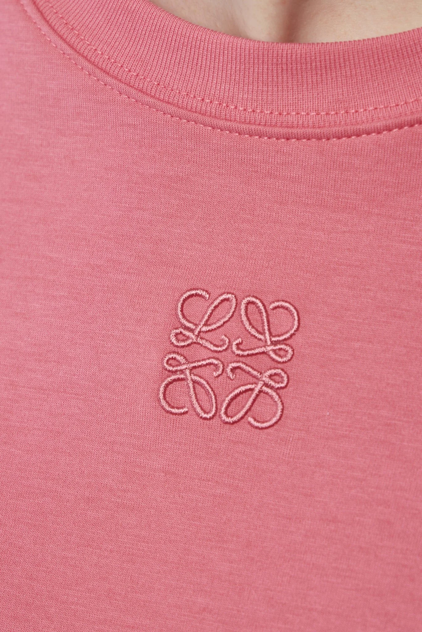 Anagram Asymmetric Cotton-blend Jersey T-shirt - Image 4