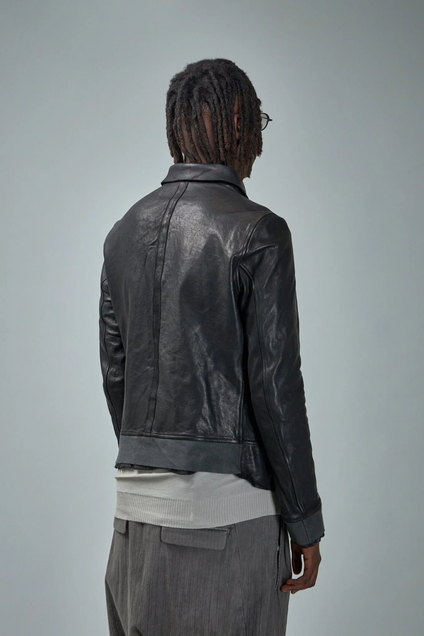 Aviator Leather Jacket Soft Horse - Image 3