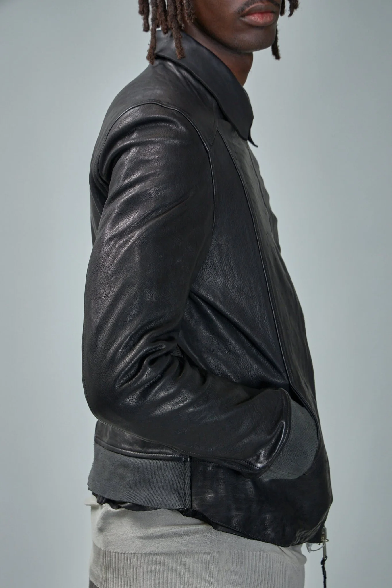 Aviator Leather Jacket Soft Horse - Image 4