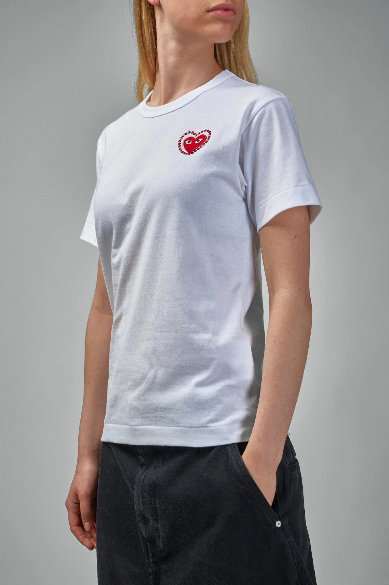 Cotton Jersey T-shirt with Emblem X Metalstone - Image 8