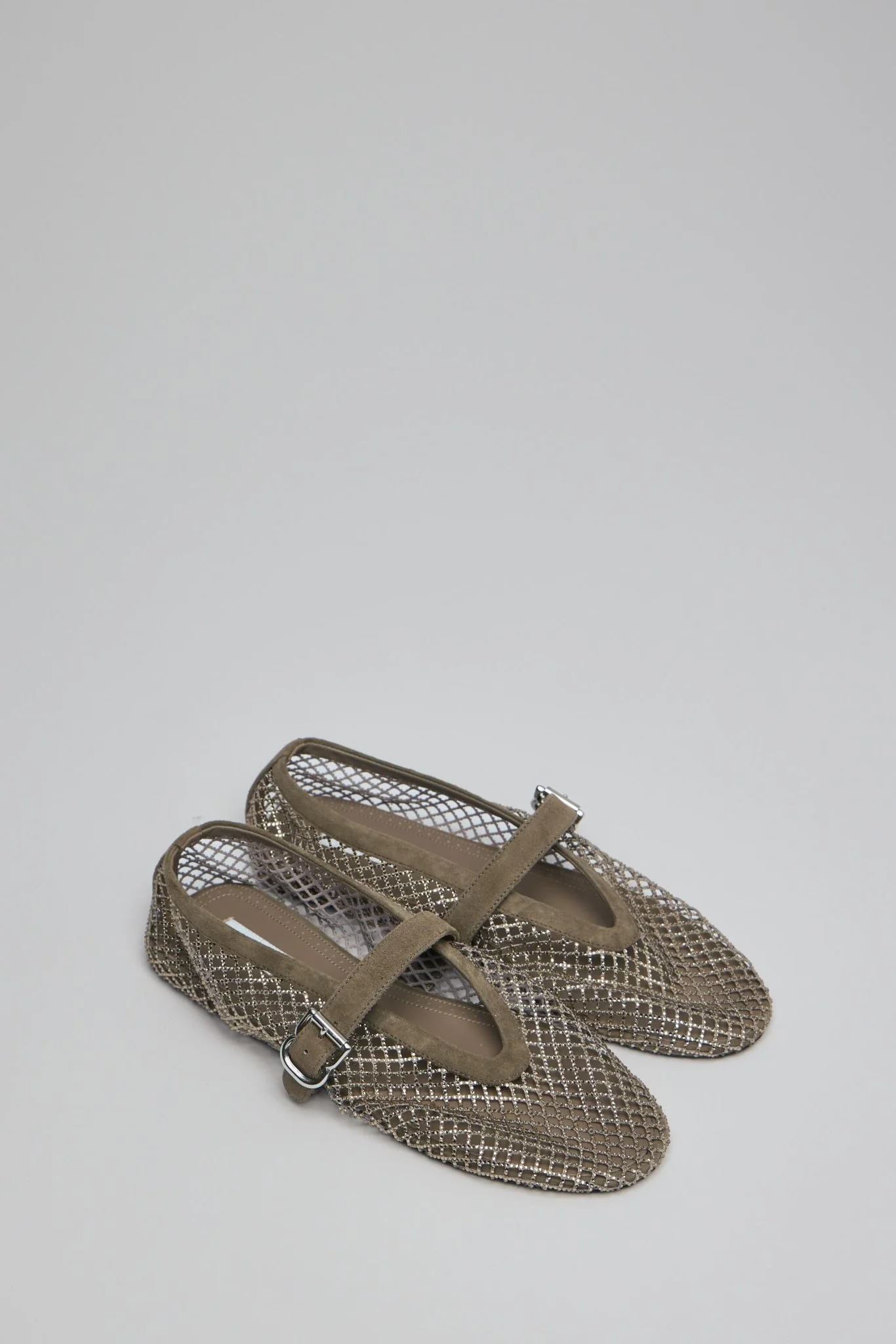 Ballet Flats in Strass Fishnet - Image 2