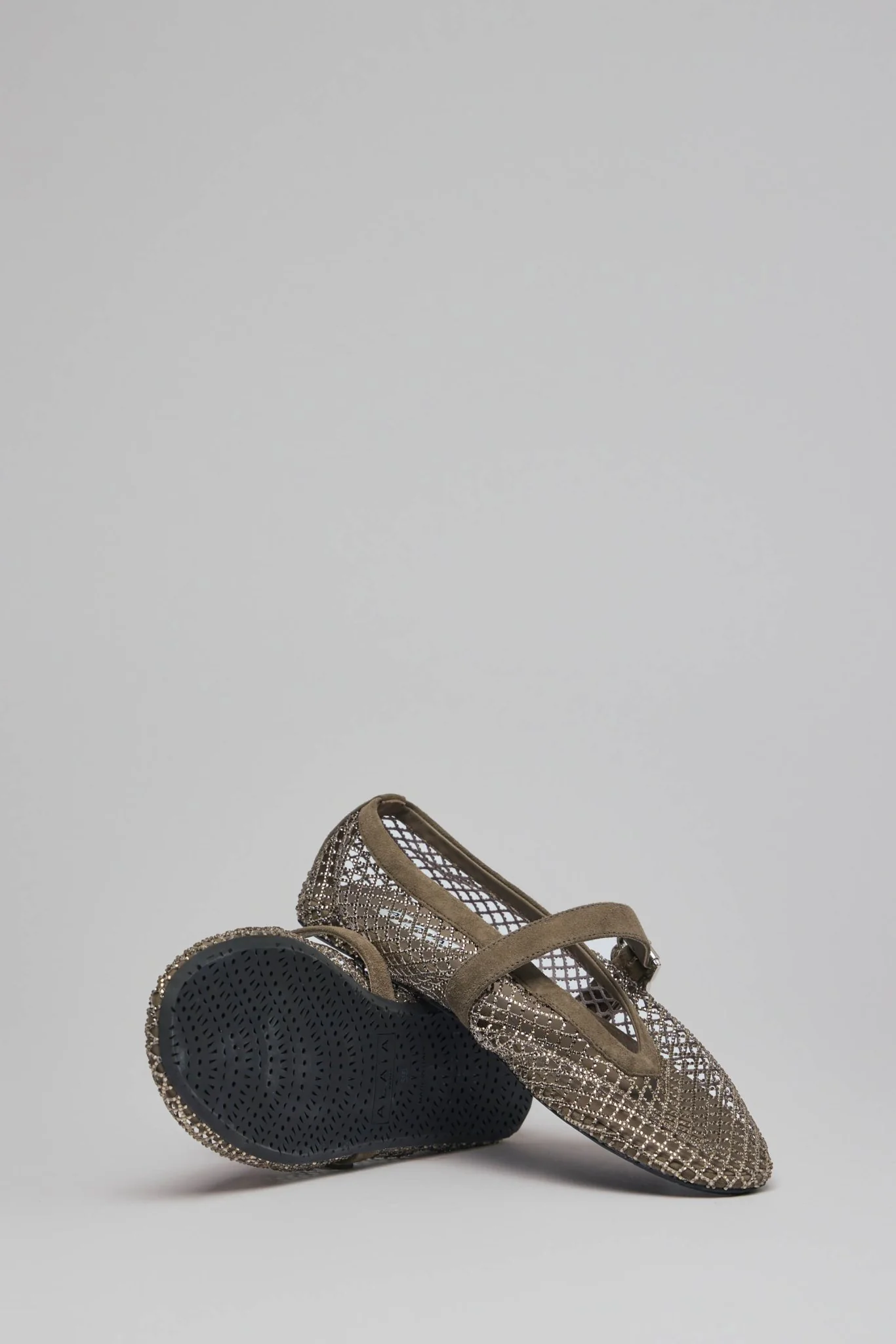 Ballet Flats in Strass Fishnet - Image 5