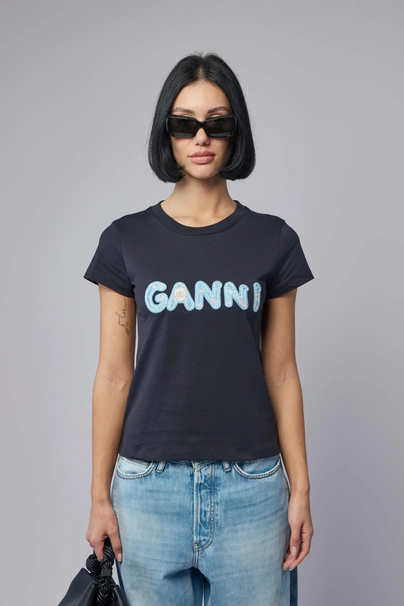 Cotton T-shirt with Front Logo