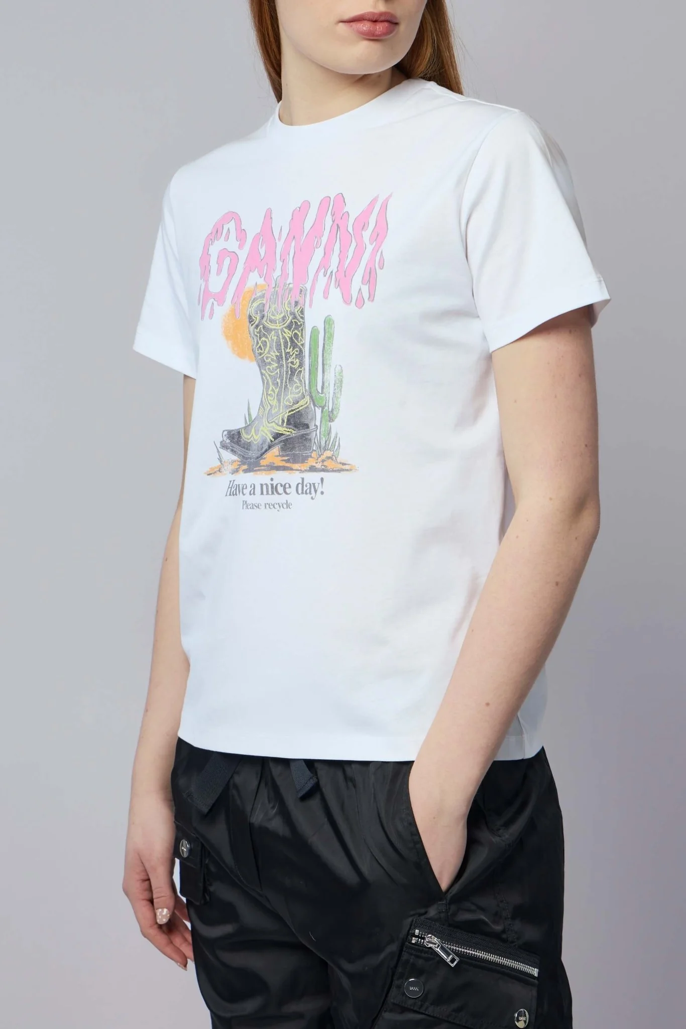 Basic Boots Print T-shirt - Image 3