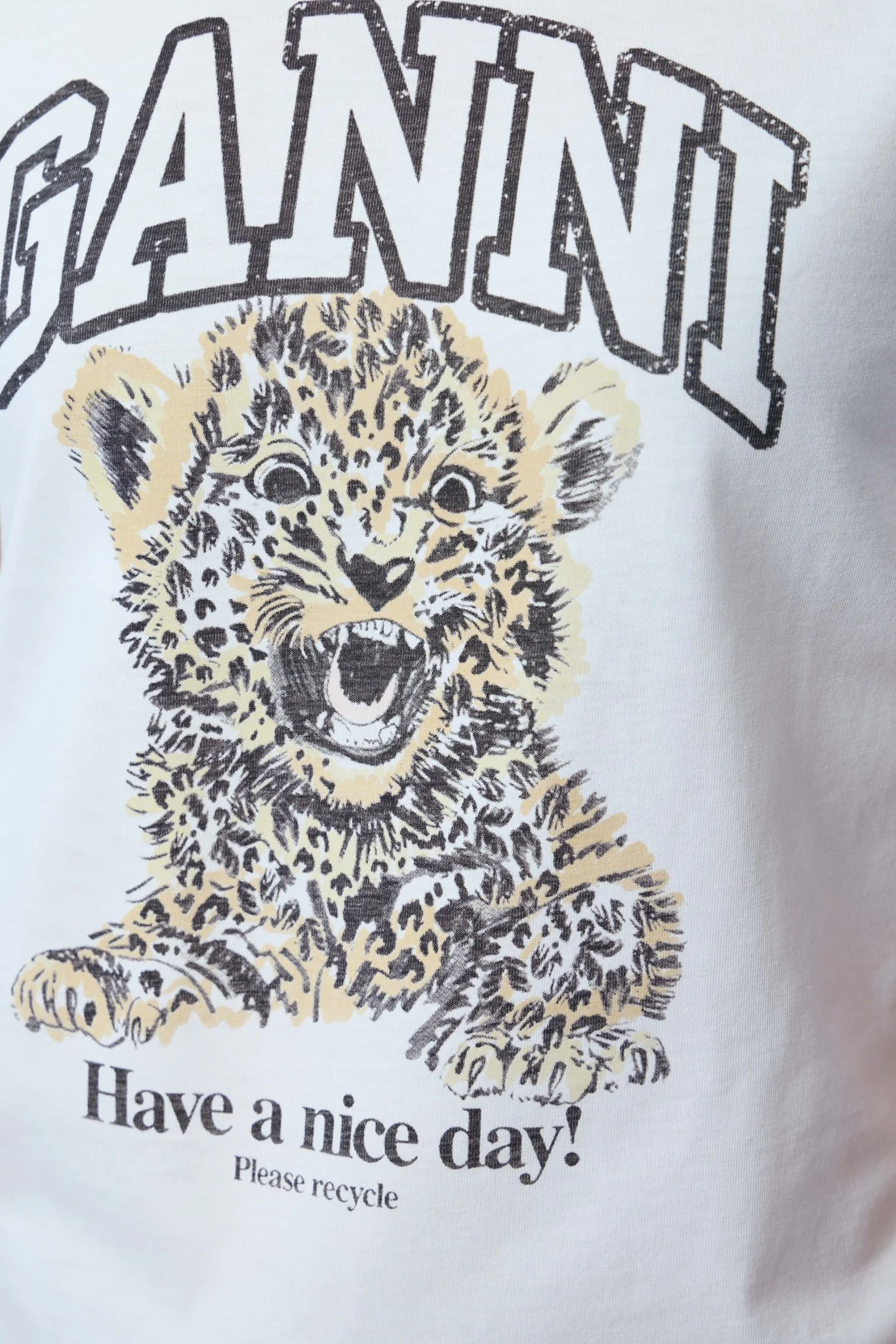 Basic Jersey Leopard Relaxed T-shirt - Image 4