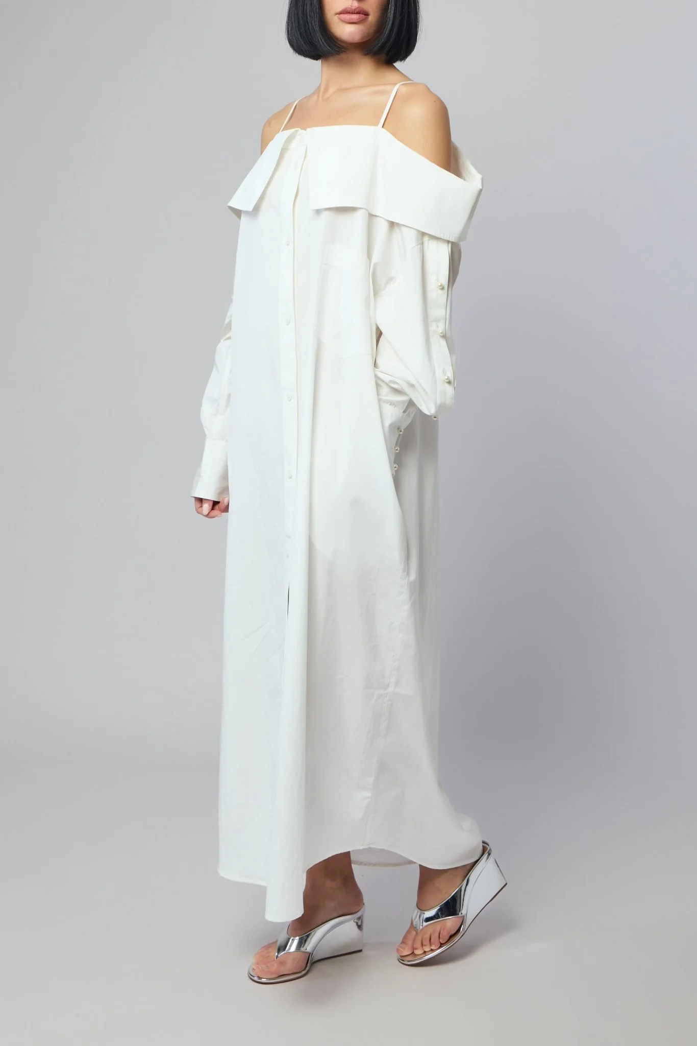 Best Spaghetti Long Shirt Dress - Image 3