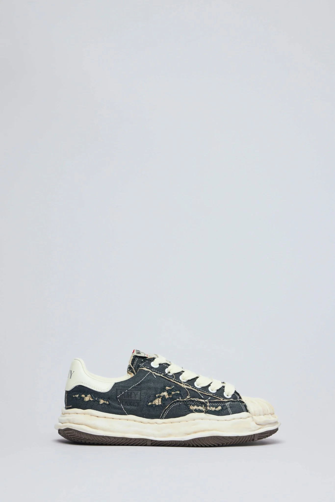 Og Sole Ripped Overdye Canvas Low-top Sneaker