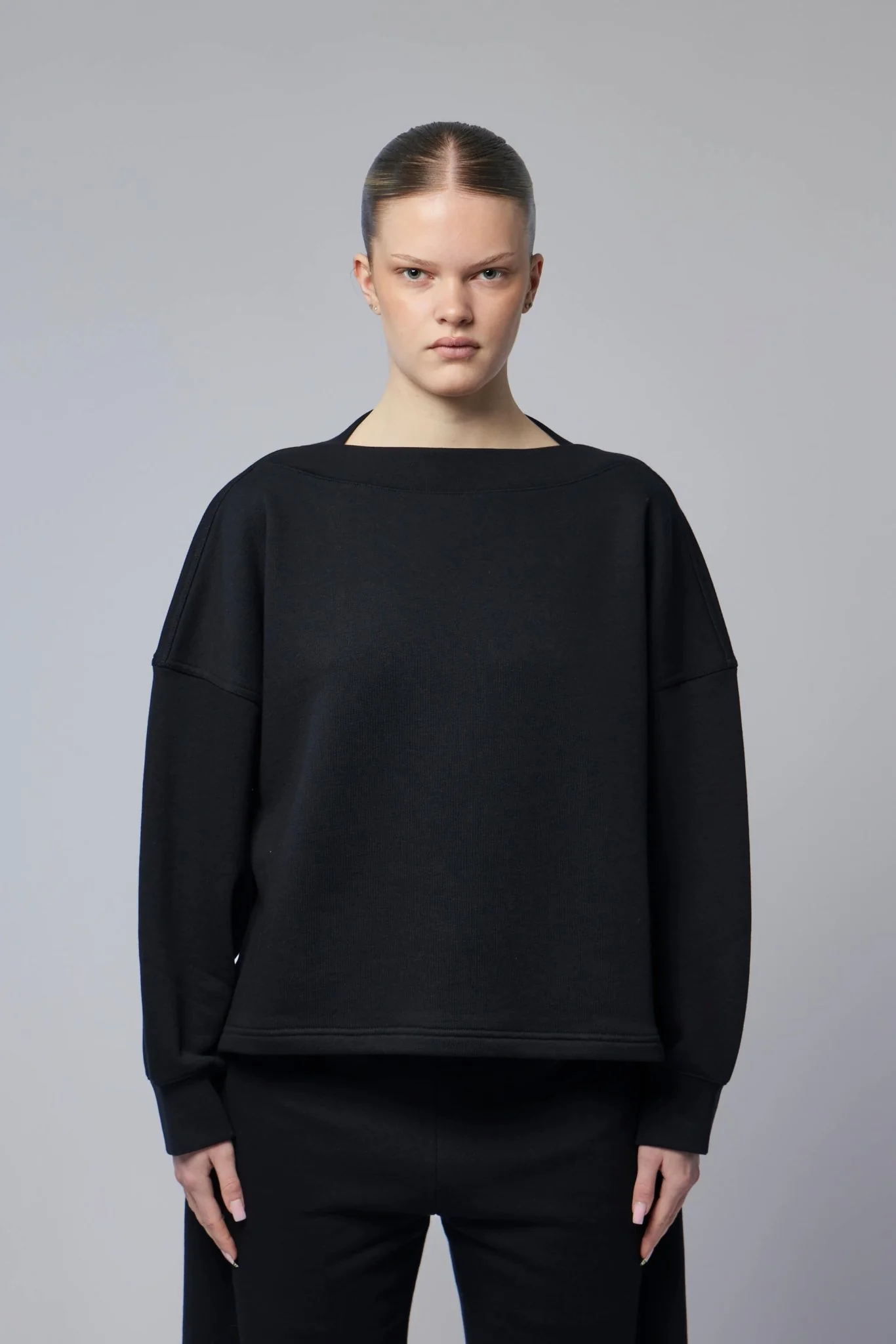 Boatneck Fleece Sweat - Image 2