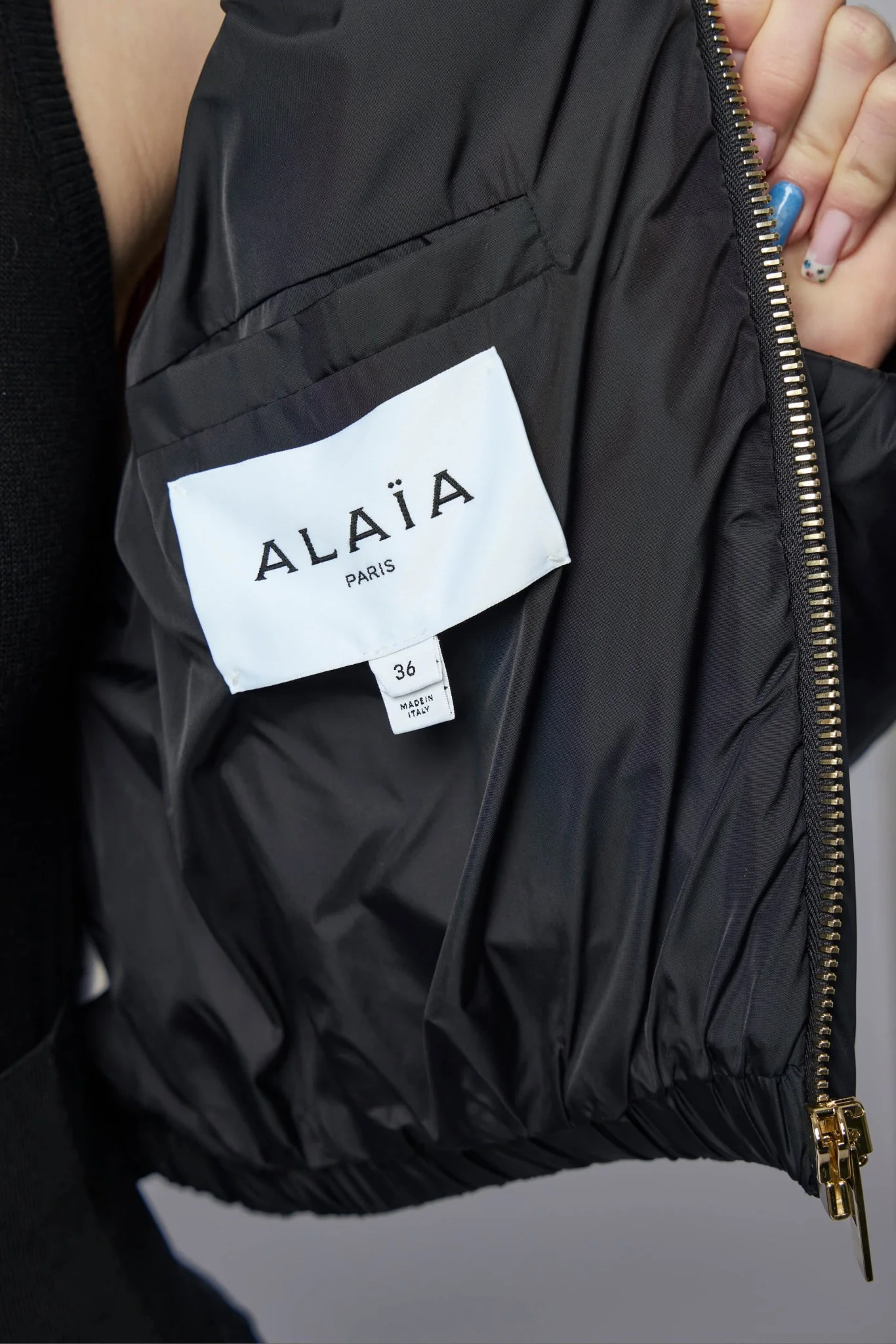 Nylon Pleated Bomber - Image 6