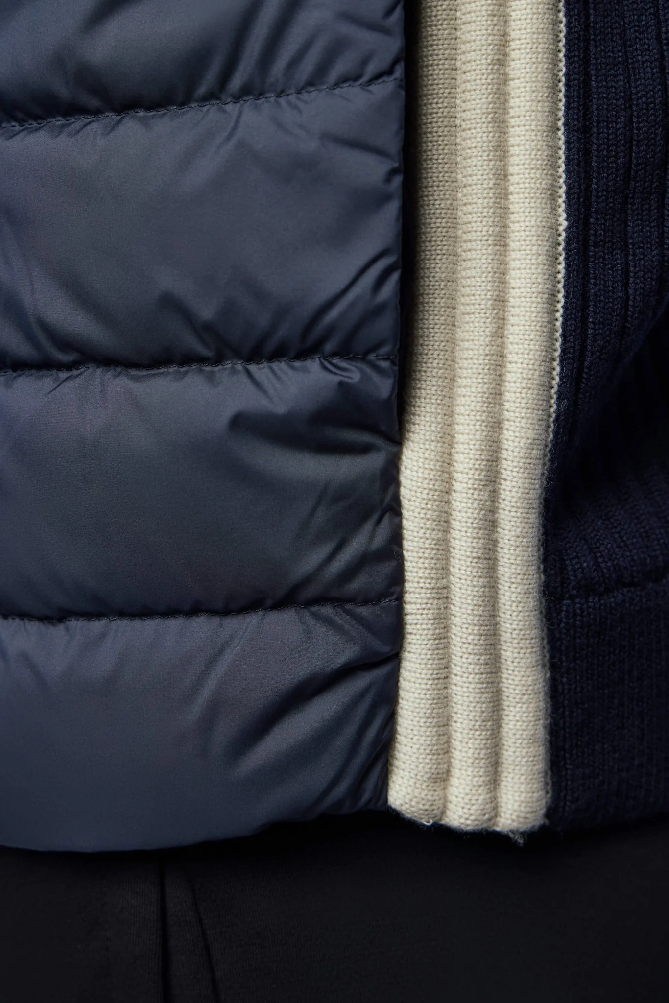 Padded Wool Zip-up Cardigan - Image 5
